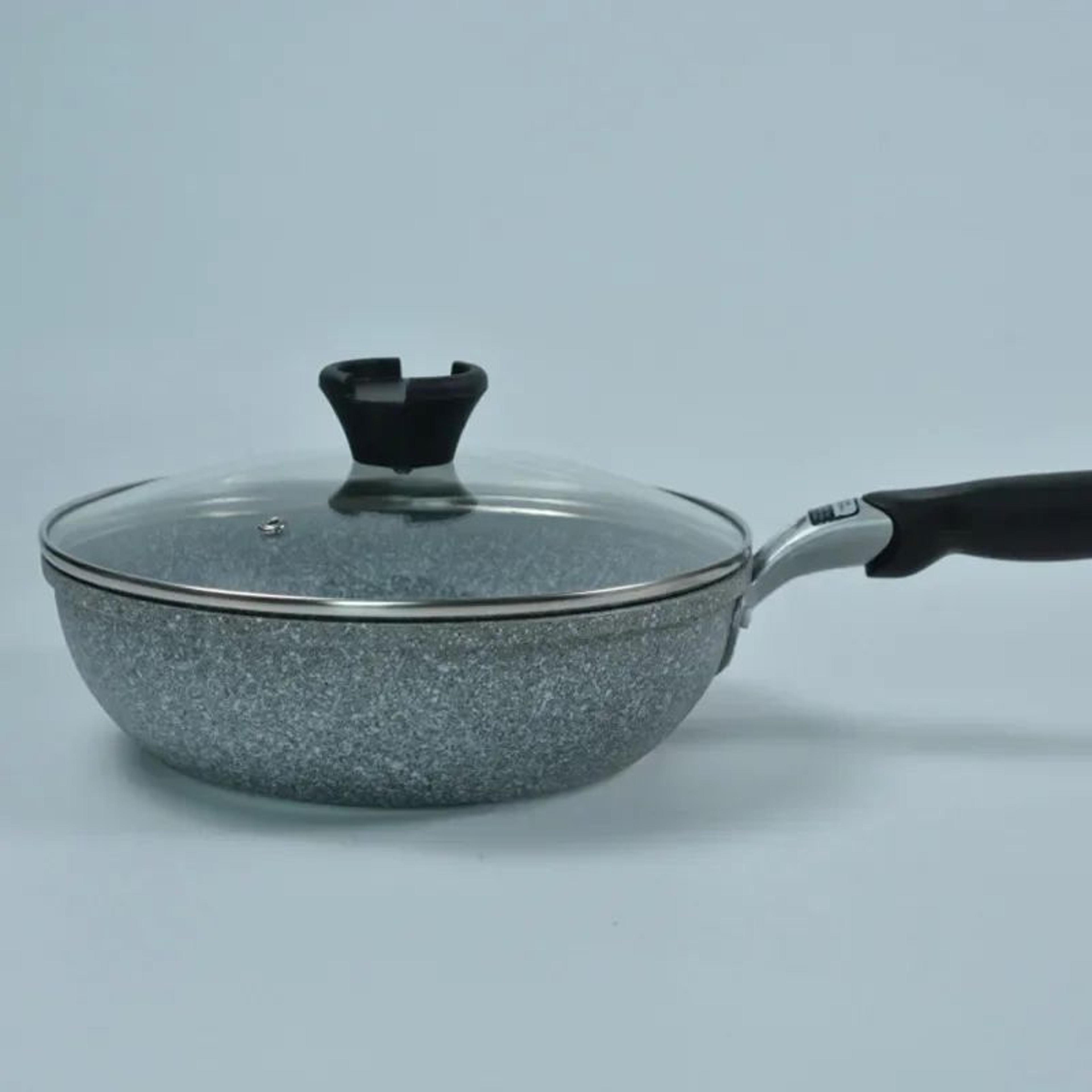 Tempered Glass Pot And Pan Lid With Stainless Steel Rim 2