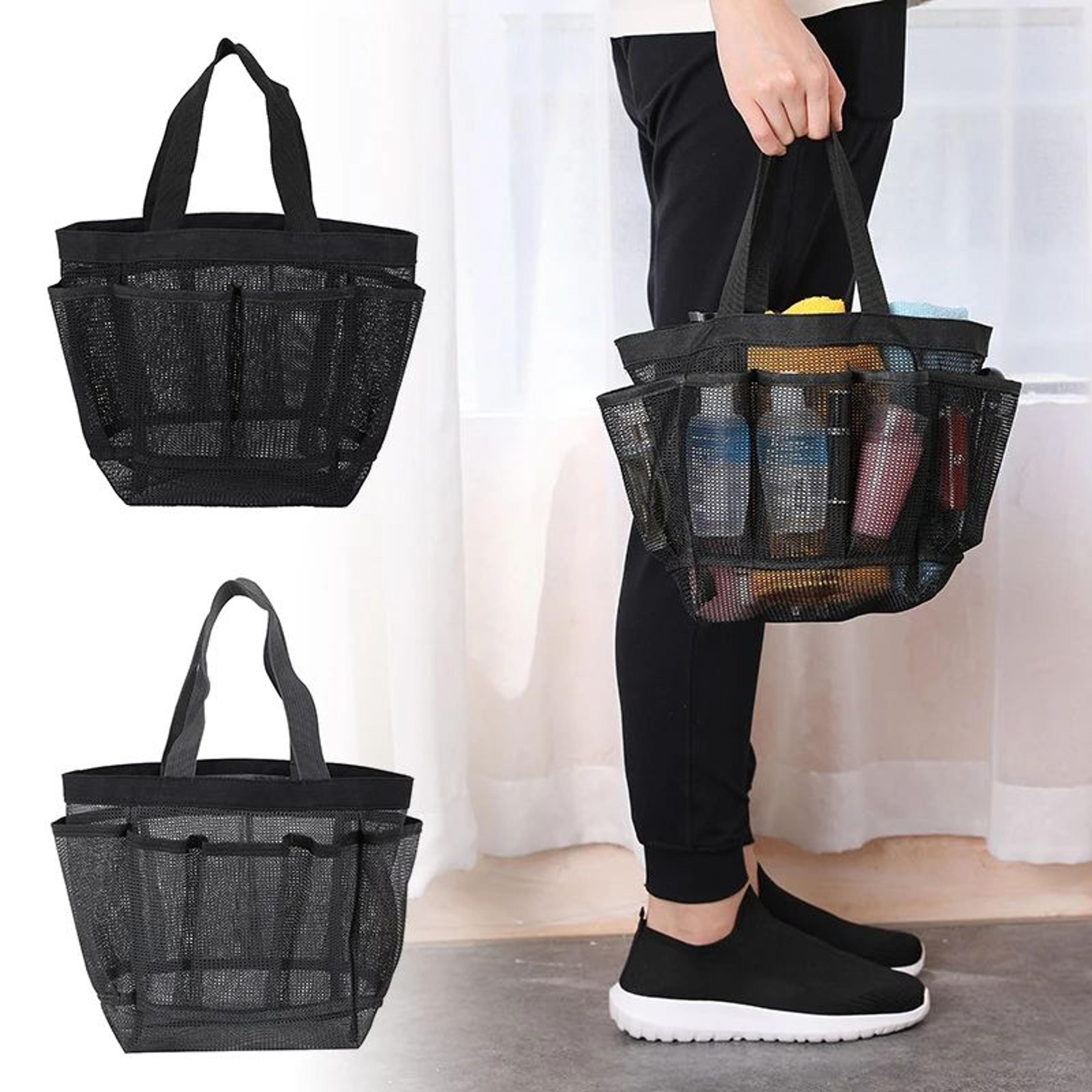 Oversized Mesh Beach Tote Bag With 8 Pockets 0