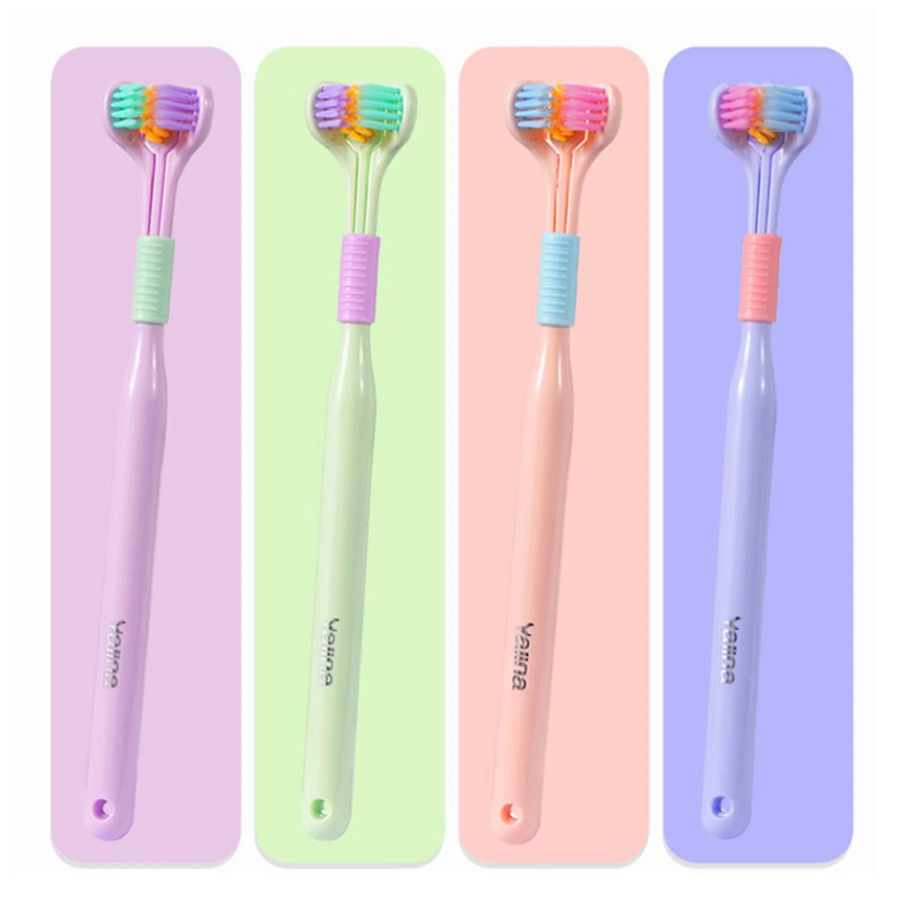 3 Sided Soft Bristle Deep Cleaning Toothbrush 0