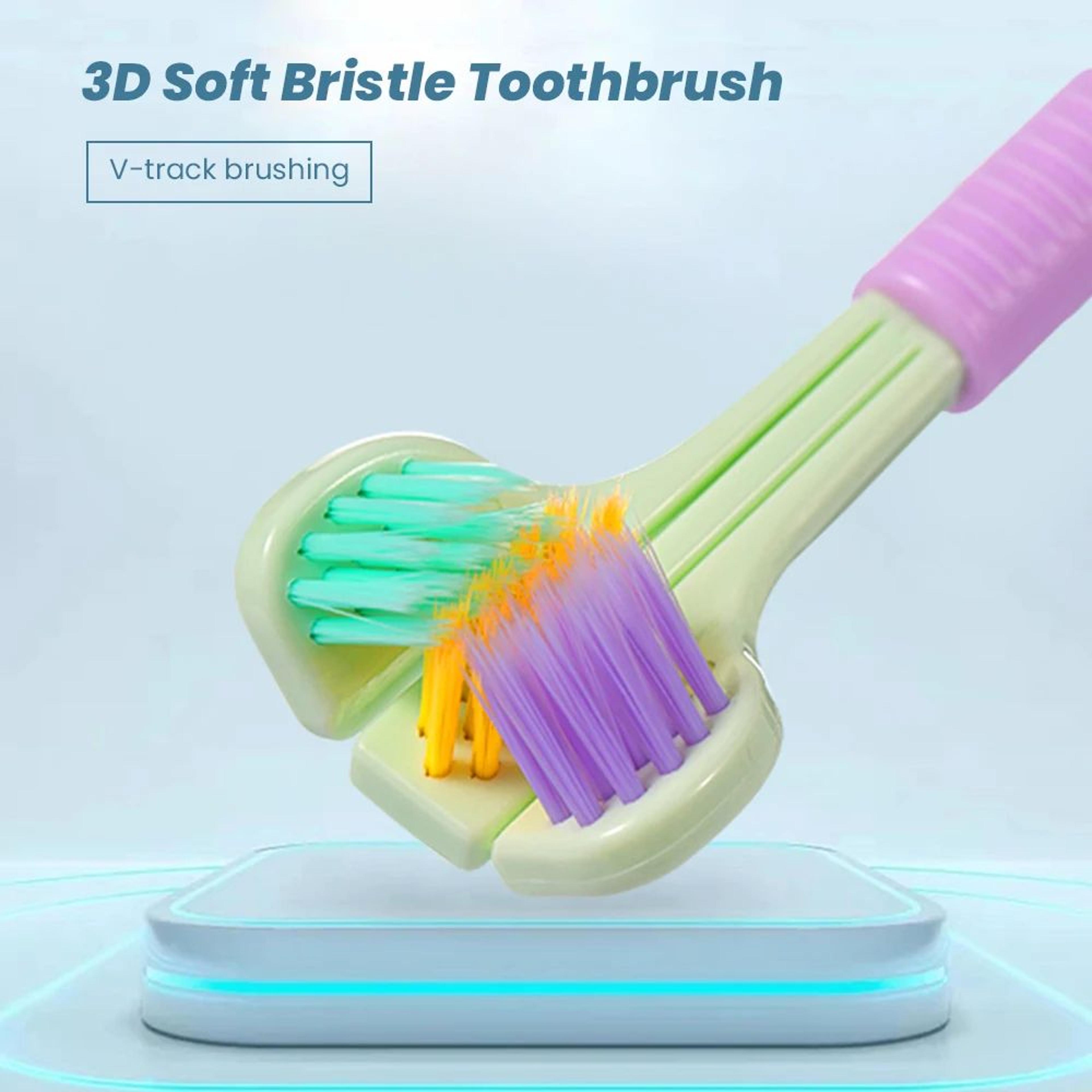 3 Sided Soft Bristle Deep Cleaning Toothbrush 4
