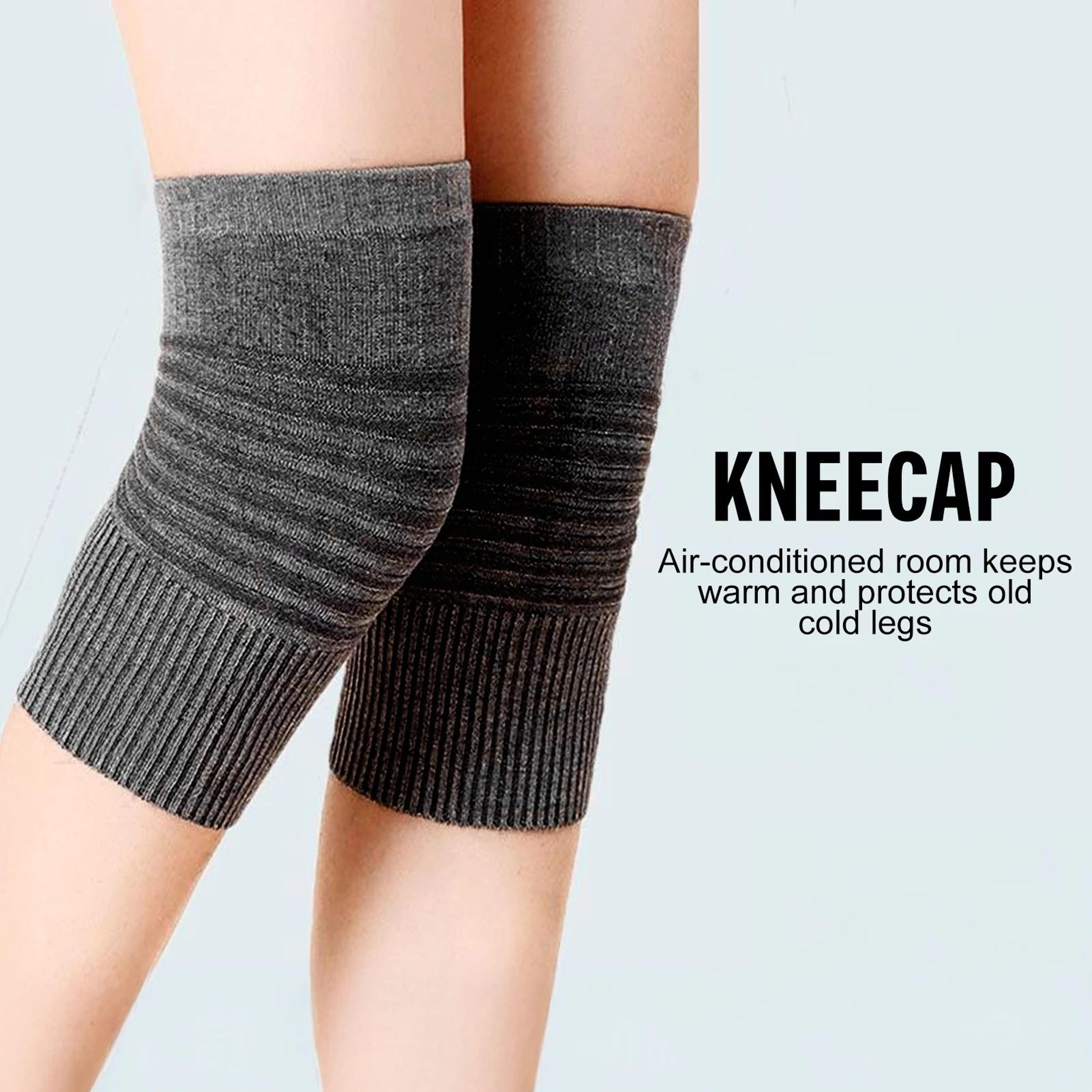 Extra Thick Thermal Knee Warmers With Reinforced Support 0