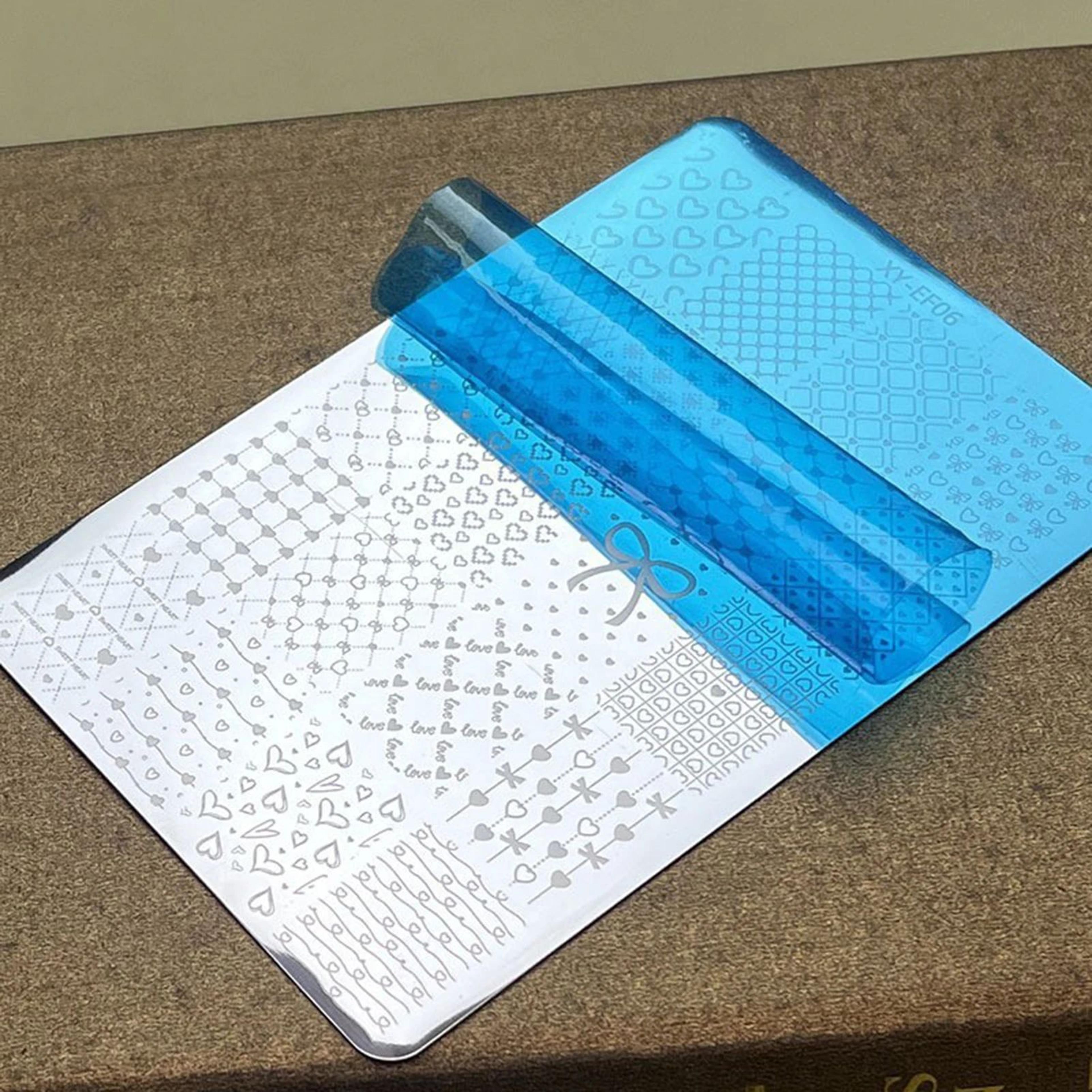 Steel Nail Art Stamping Plate With Pattern Designs 3