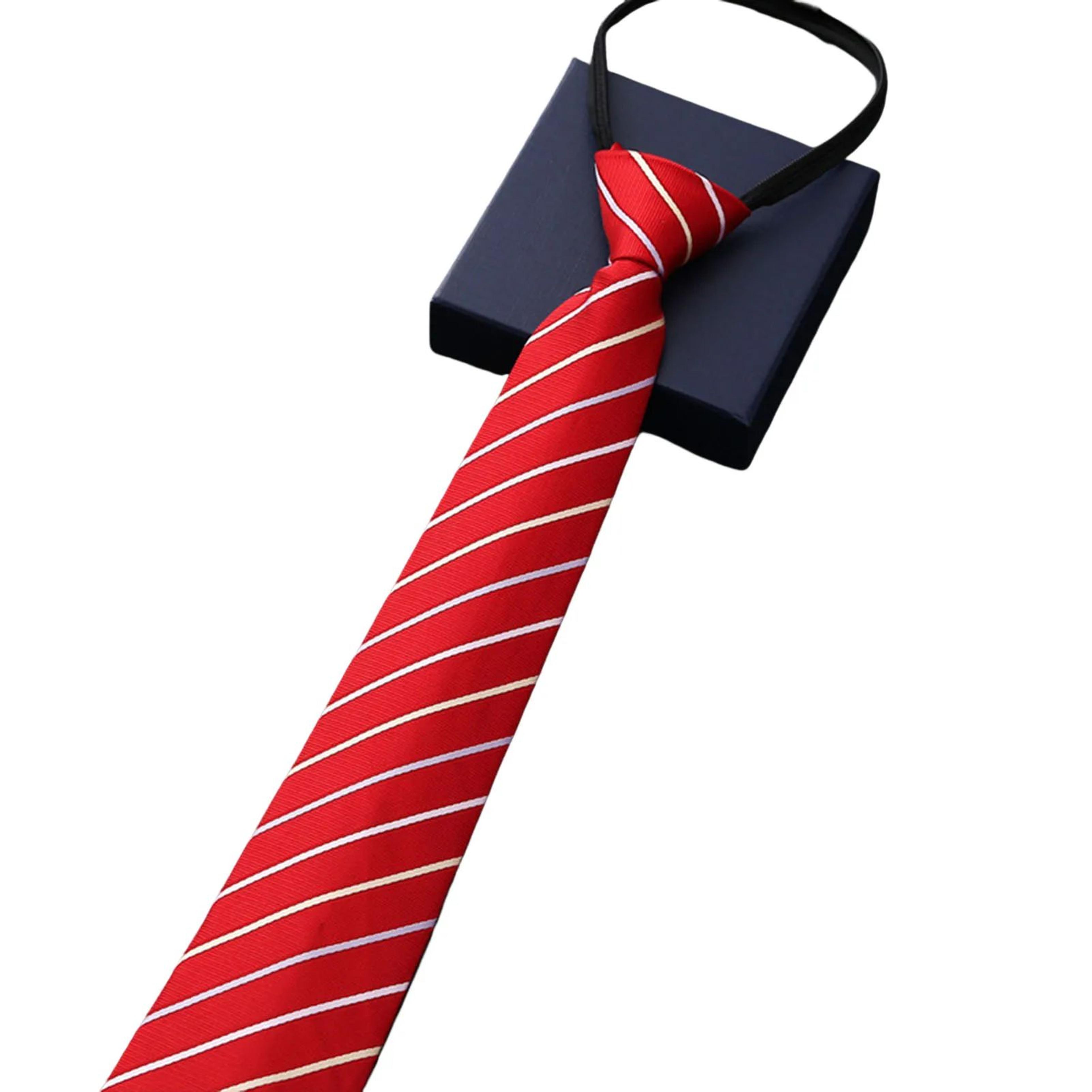 Adjustable Zipper Necktie For Men 8