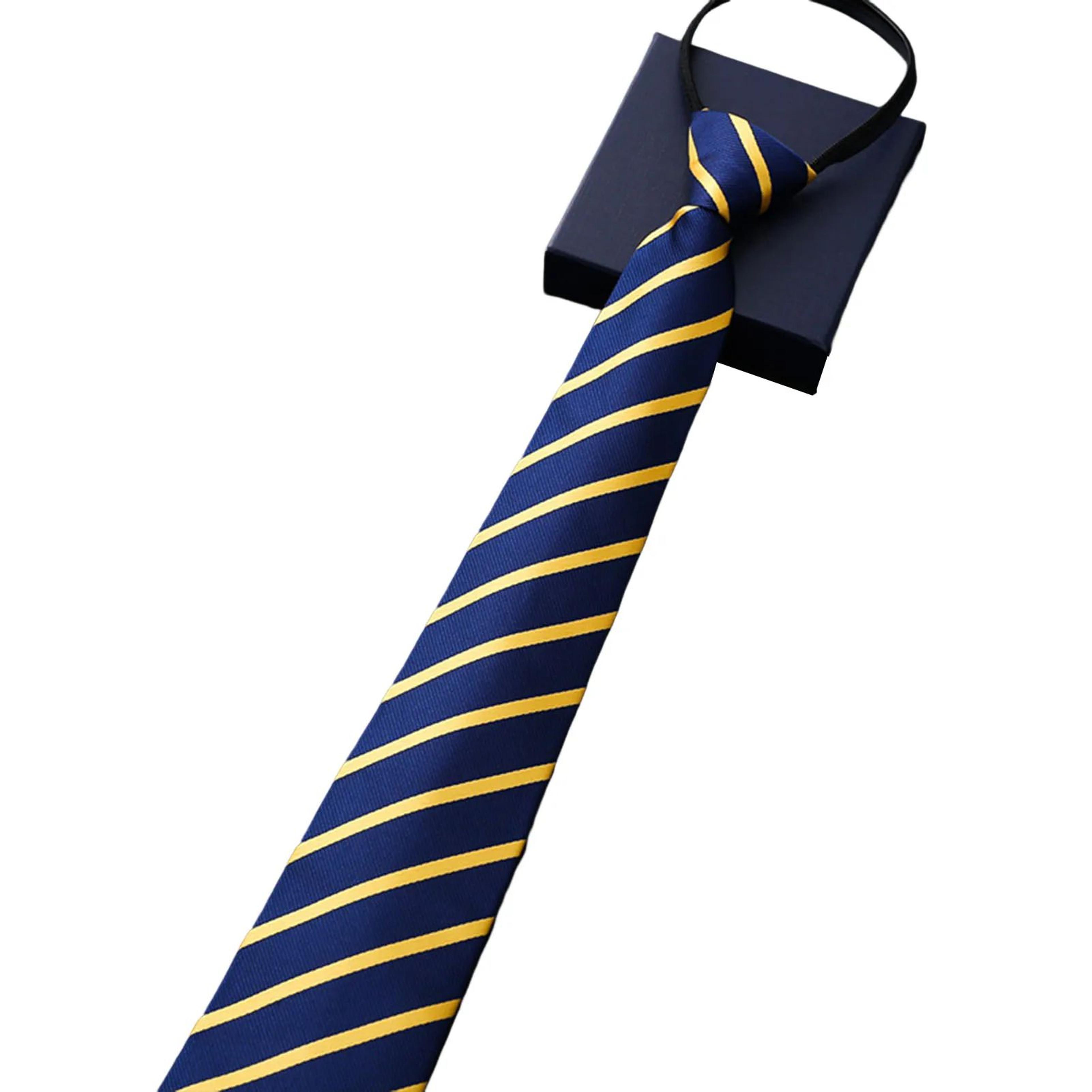 Adjustable Zipper Necktie For Men 7