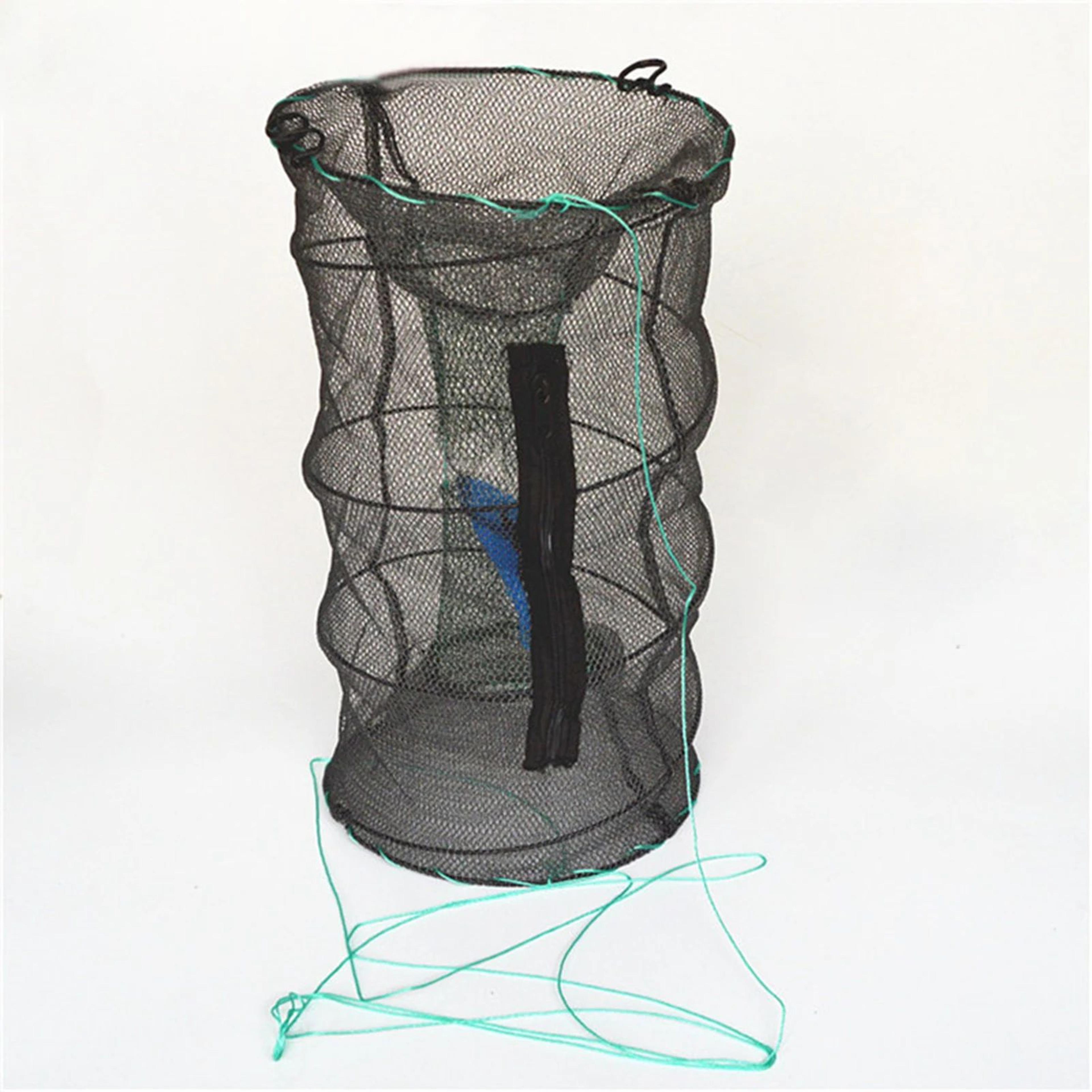 Portable Multi Layer Foldable Nylon Fishing Net Cage 3
