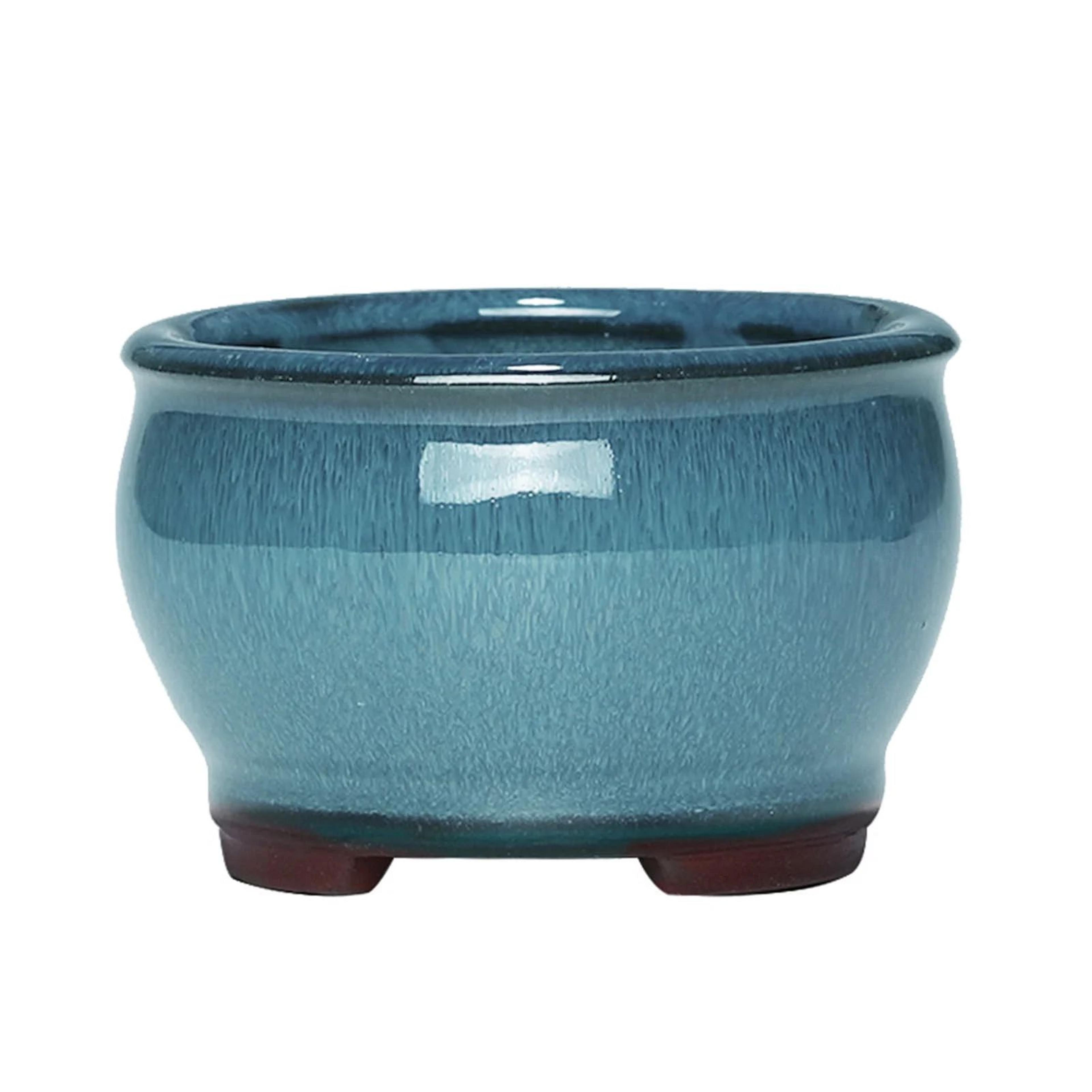 Small Glazed Ceramic Succulent Flower Pot For Indoor Plants 7