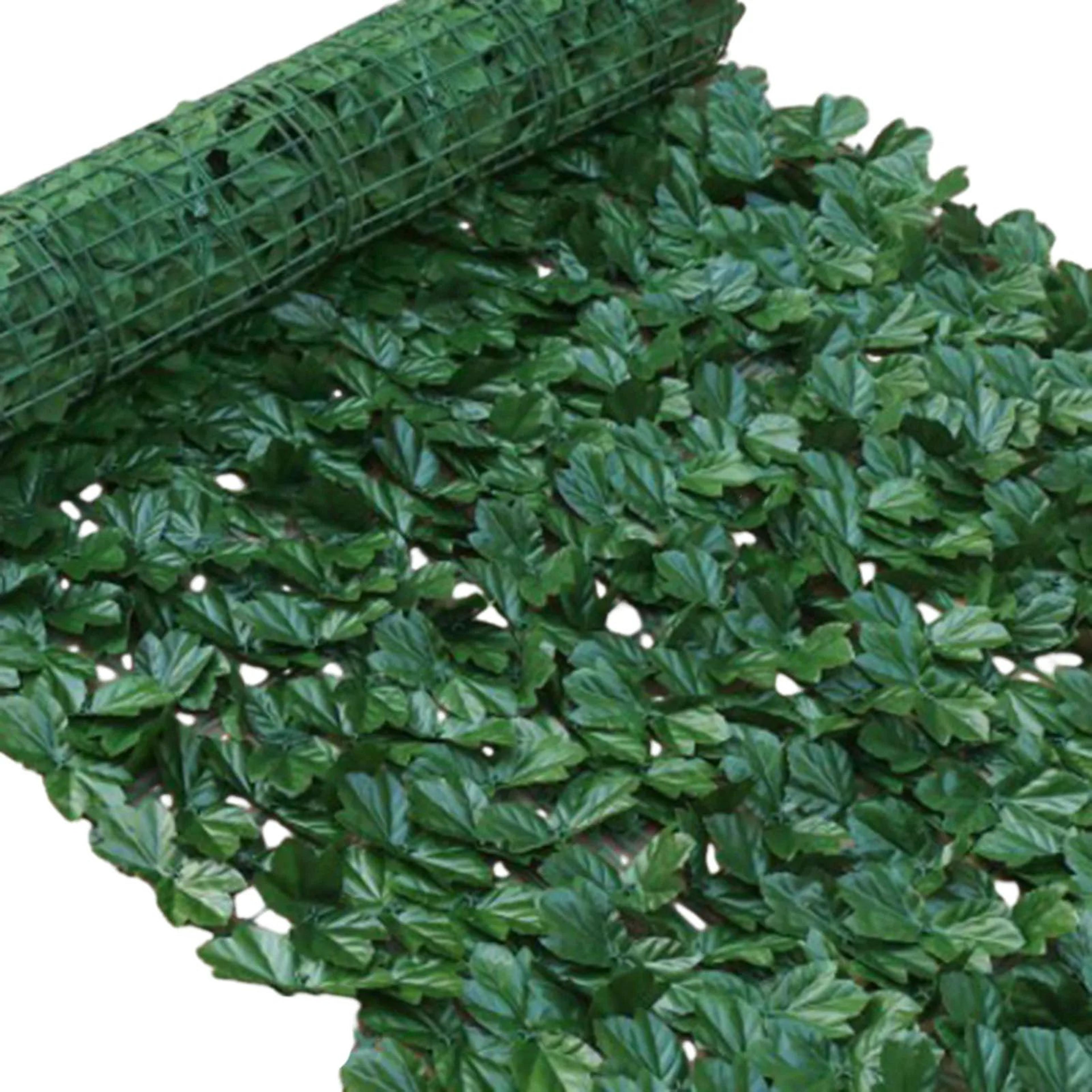 Artificial Ivy Privacy Fence Screen With Faux Green Leaves 5