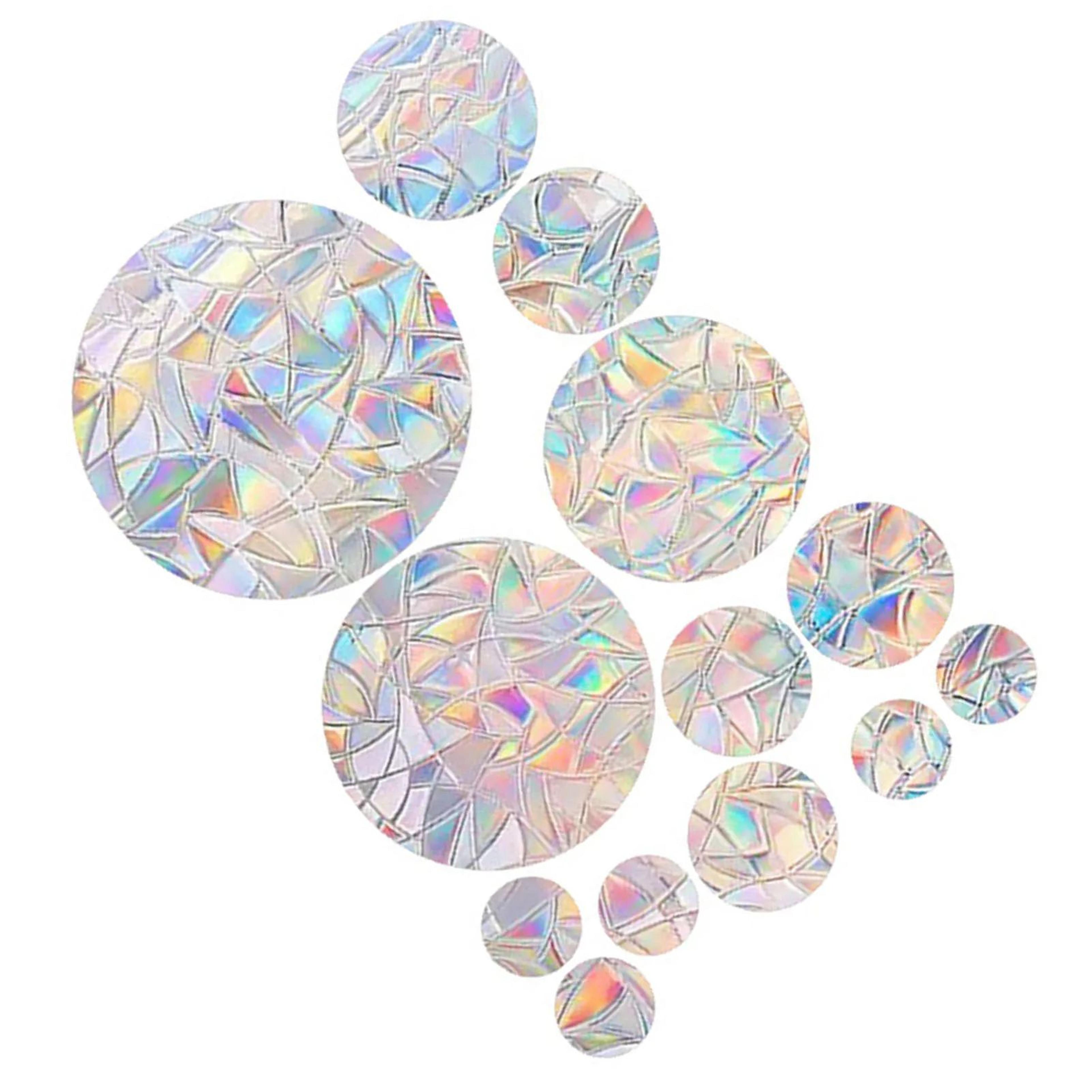 Reusable Rainbow Window Clings Anti Collision Stickers 4