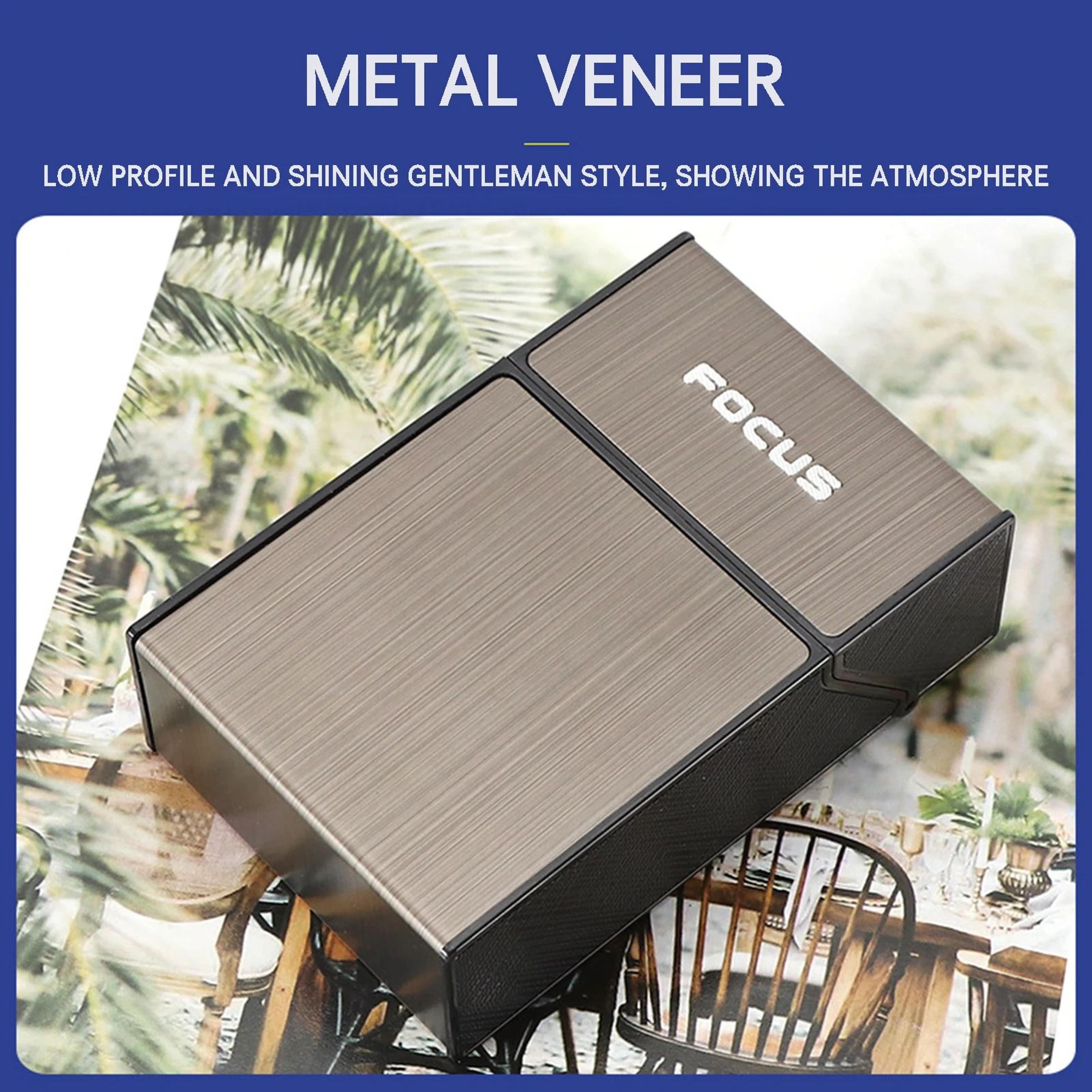 Vintage Waterproof Cigarette Case Portable Storage Box 0