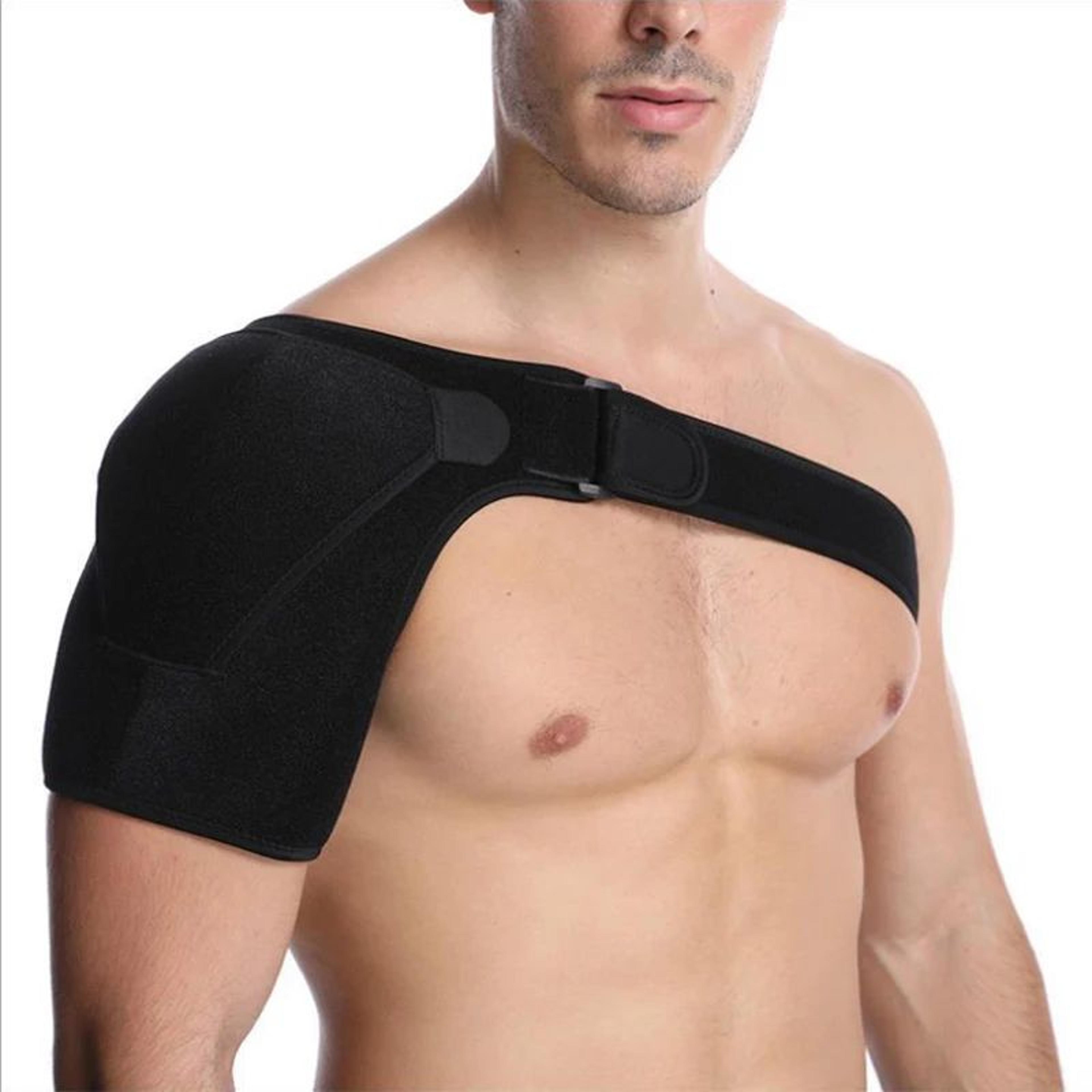 Adjustable Shoulder Support Brace With Compression Pressure Pad 2