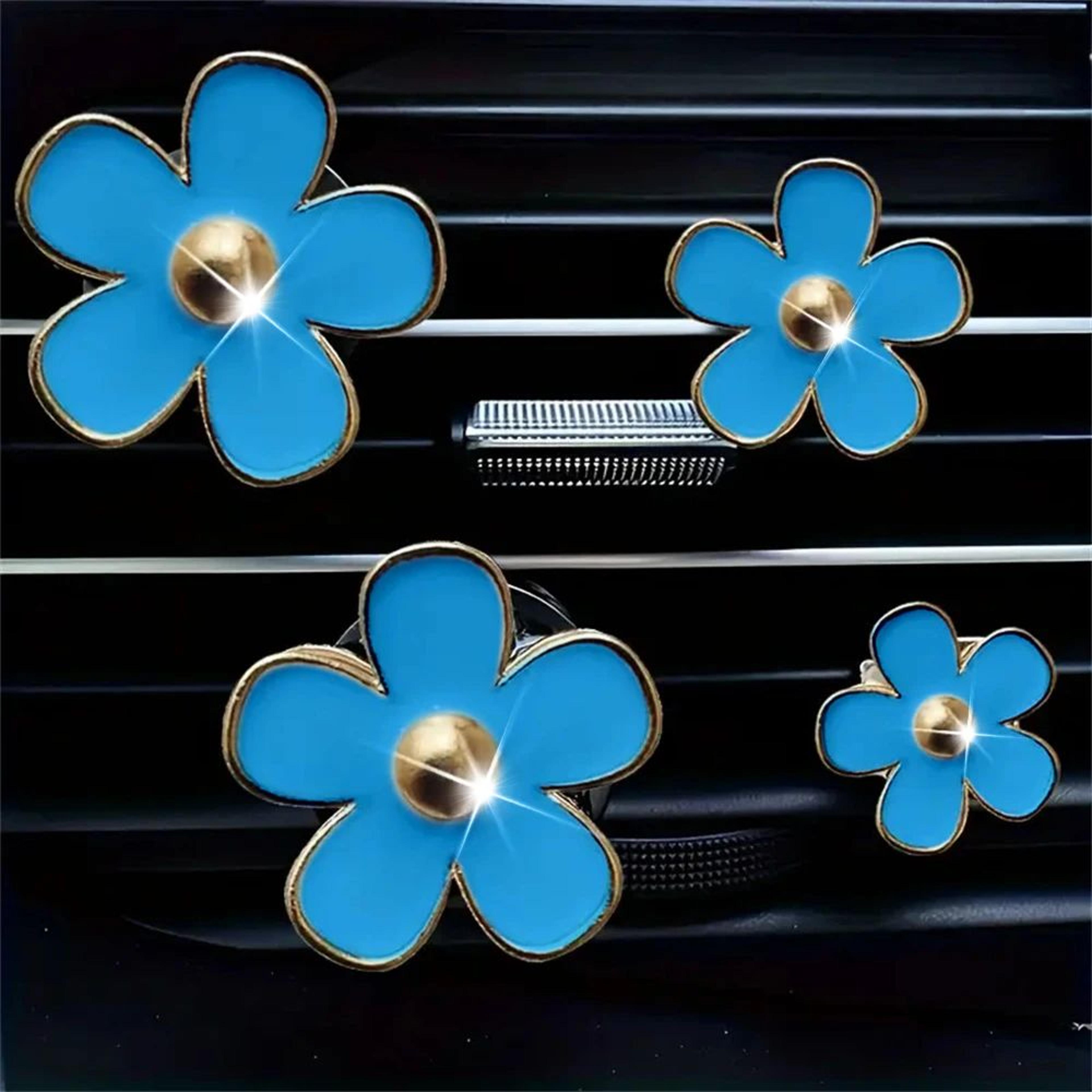 Daisy Flower Car Air Vent Perfume Clips Aromatherapy Freshener Set 15