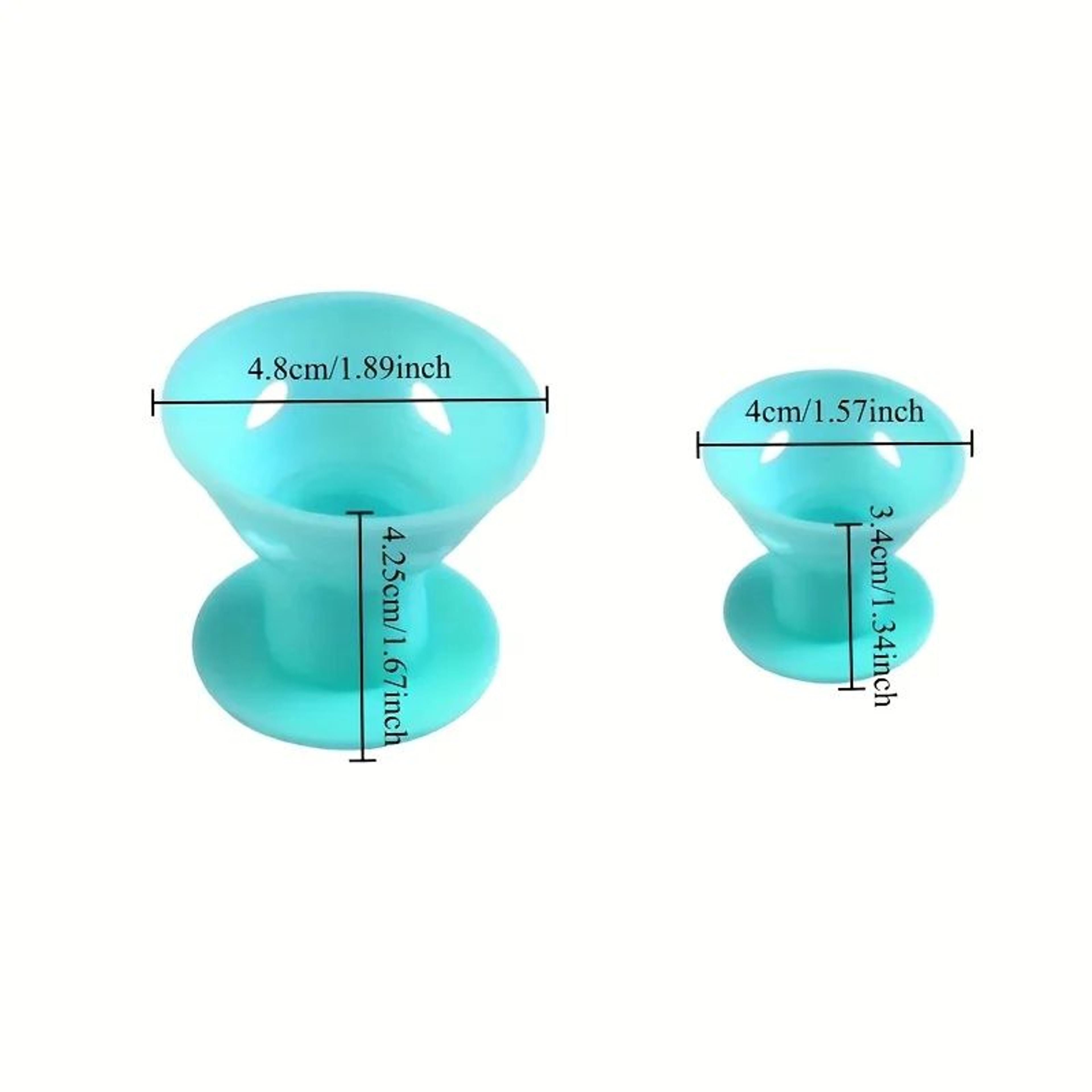 Heatless Silicone Hair Curlers Set Bell Shaped Styling Rollers 6