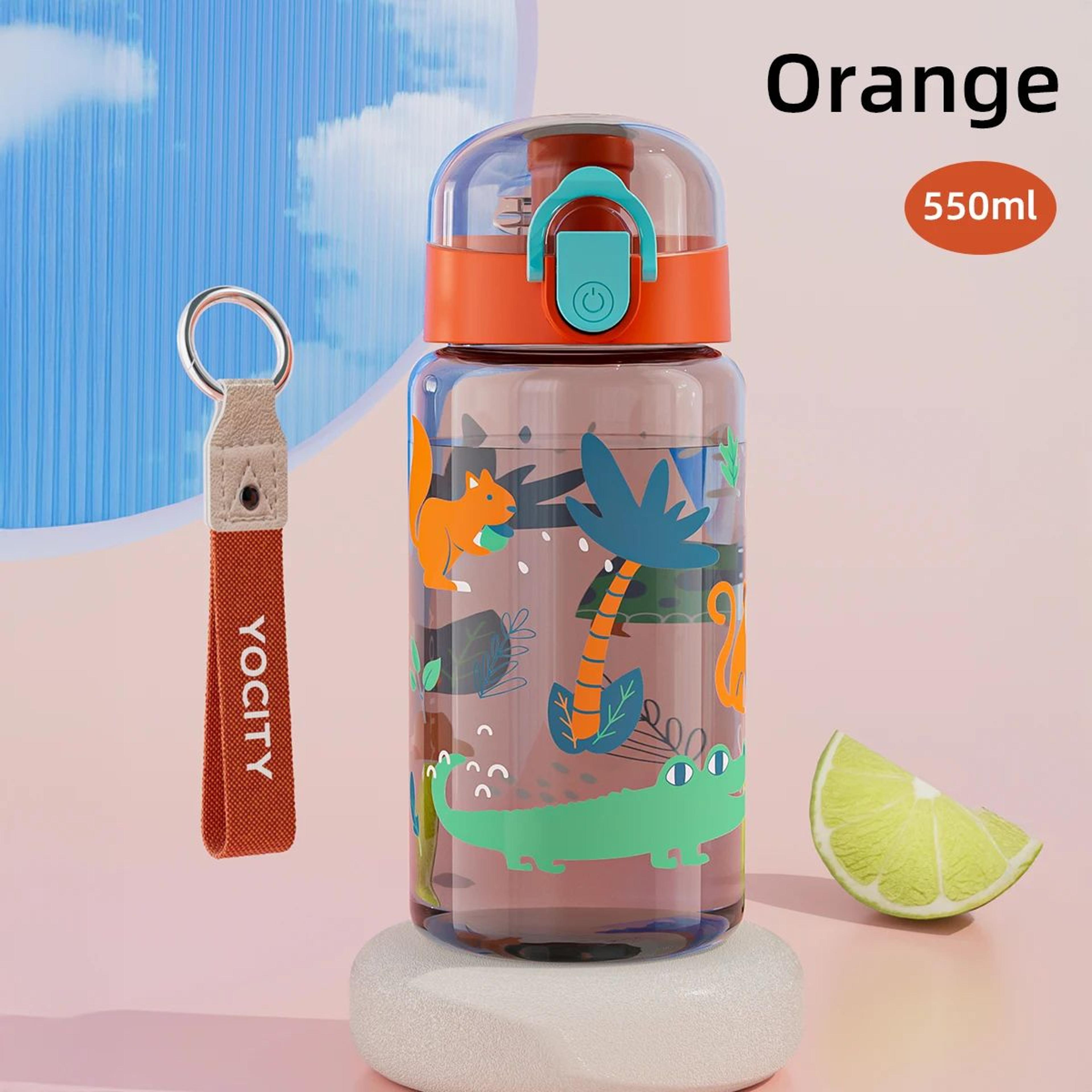 Cartoon Leakproof Portable Water Bottle With Carrying Rope 9