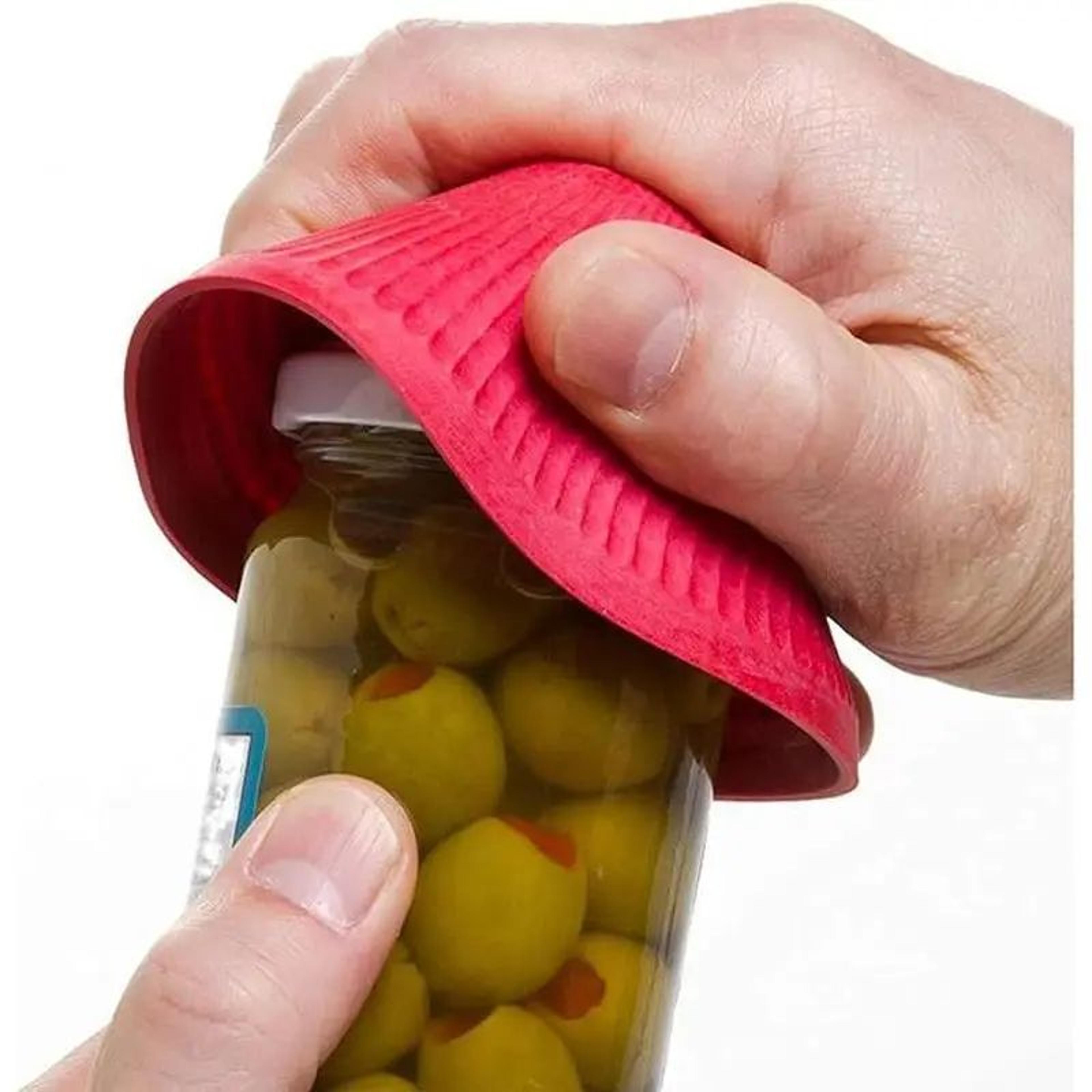 Rubber Jar And Bottle Opener Pad Non Slip Easy Grip Kitchen Tool 9