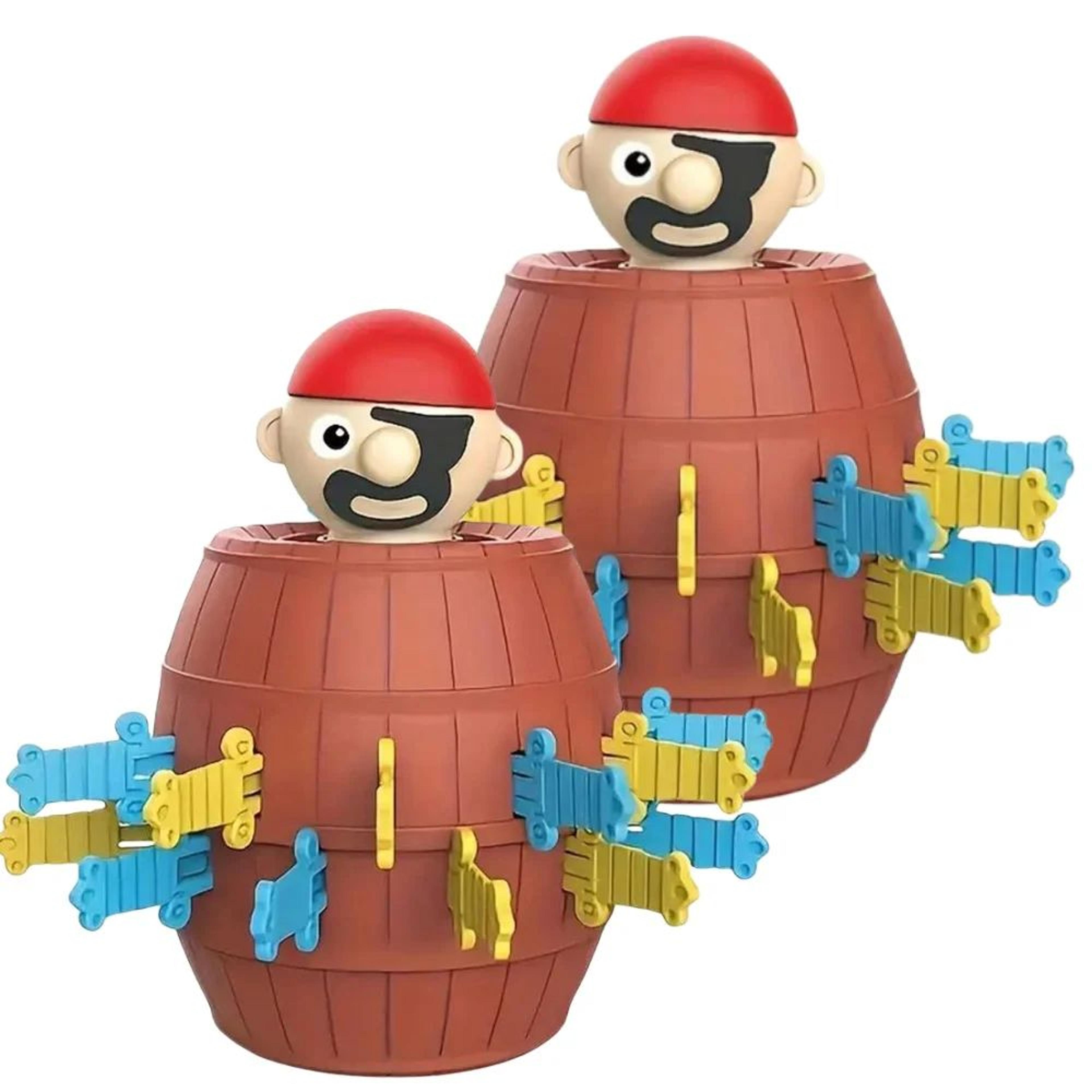 Pop Up Pirate Barrel Game Interactive Sword Puzzle Tabletop Toy 7