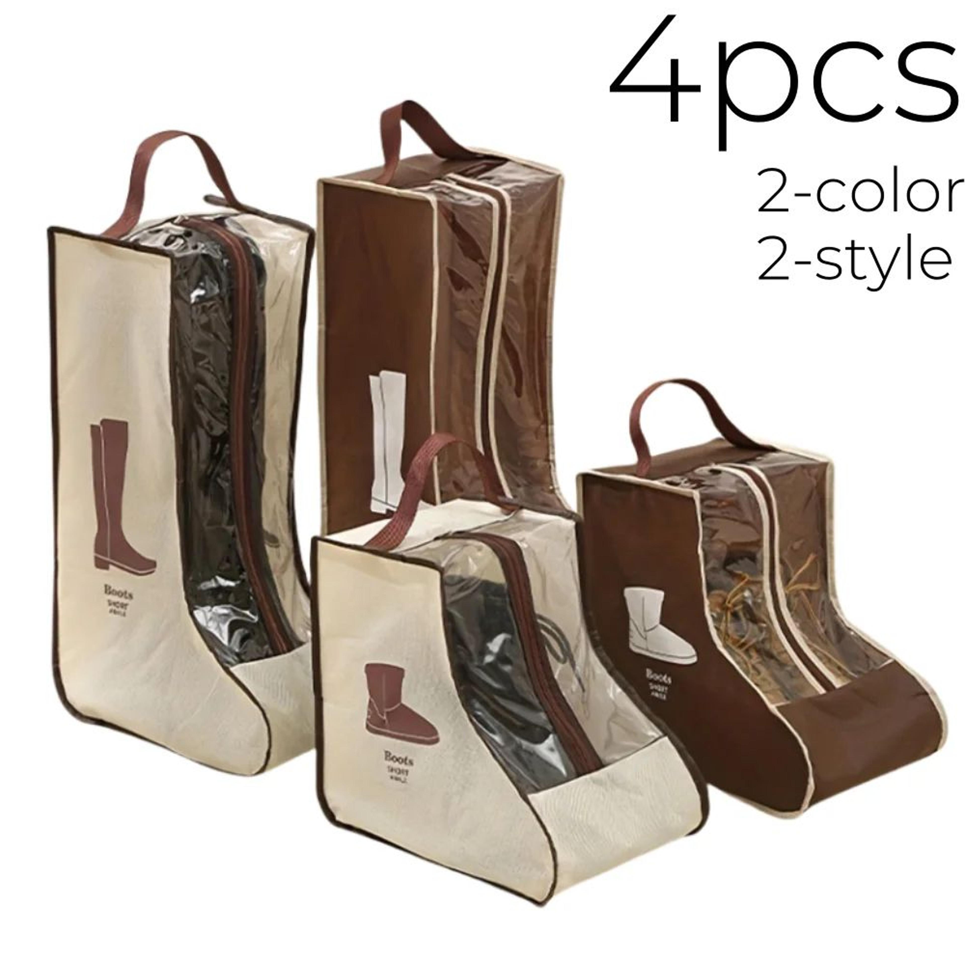 Dustproof Boot Storage Bag With Handle For Travel And Home 0