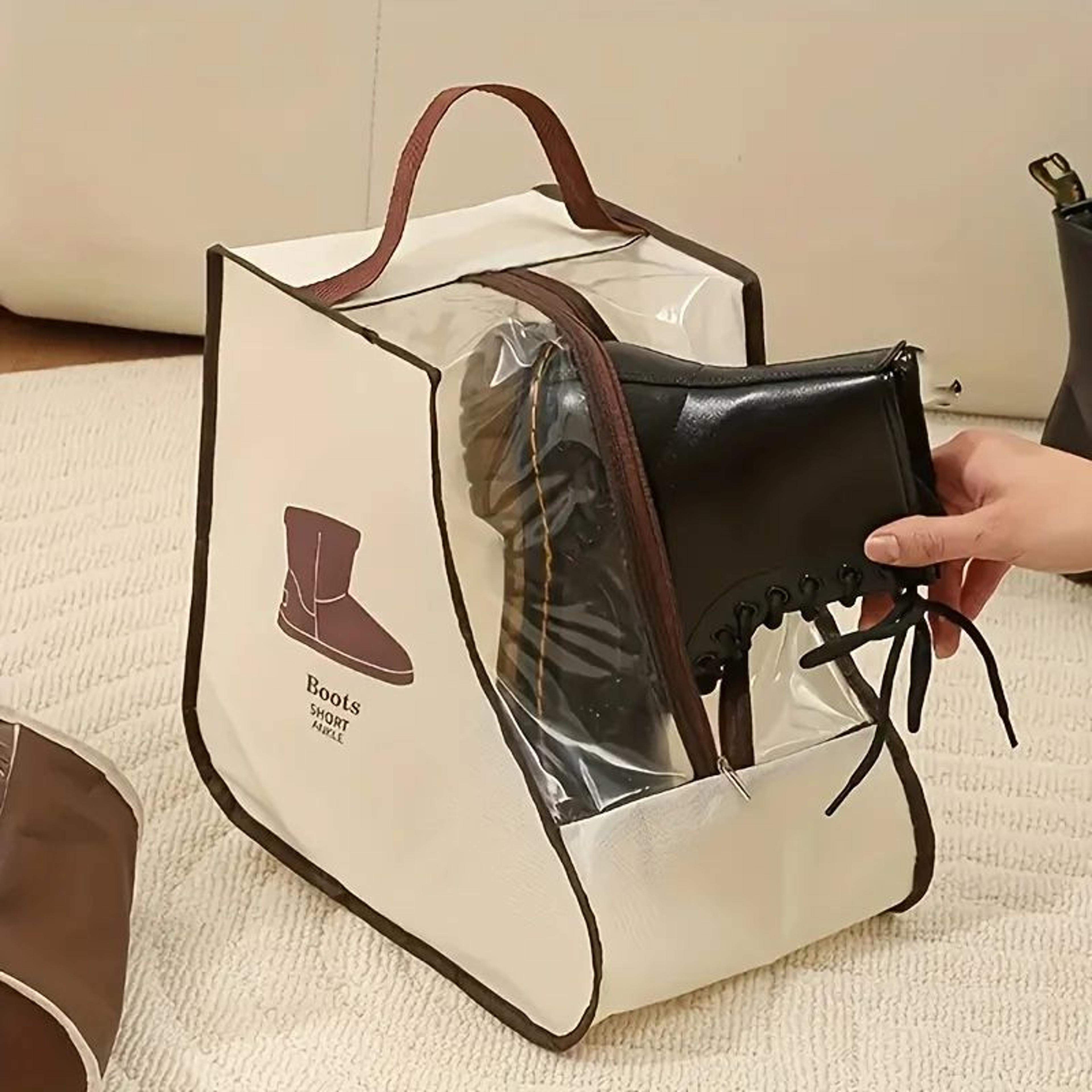 Dustproof Boot Storage Bag With Handle For Travel And Home 1