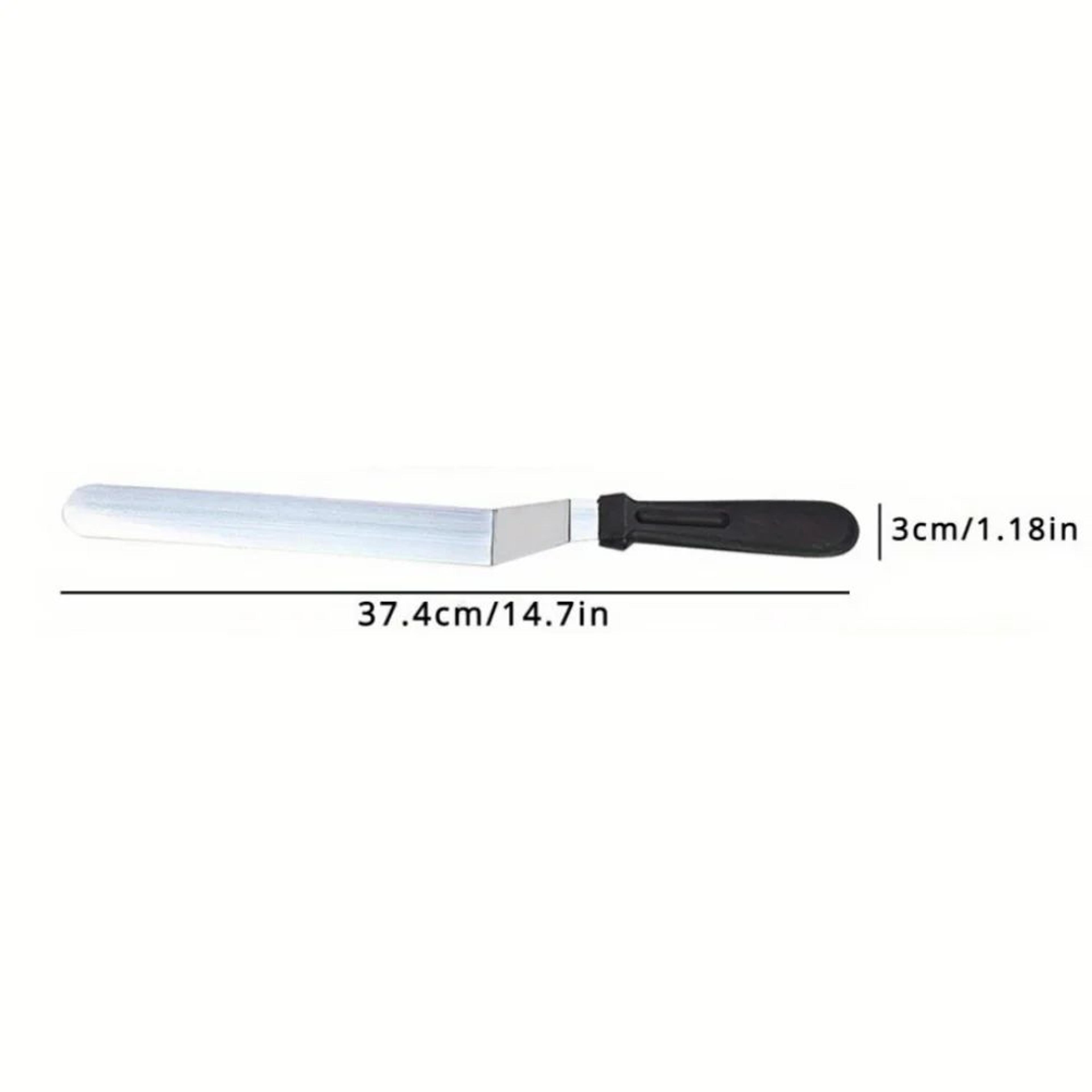 Stainless Steel Angled Icing Spatula For Cake Decorating And Baking 9