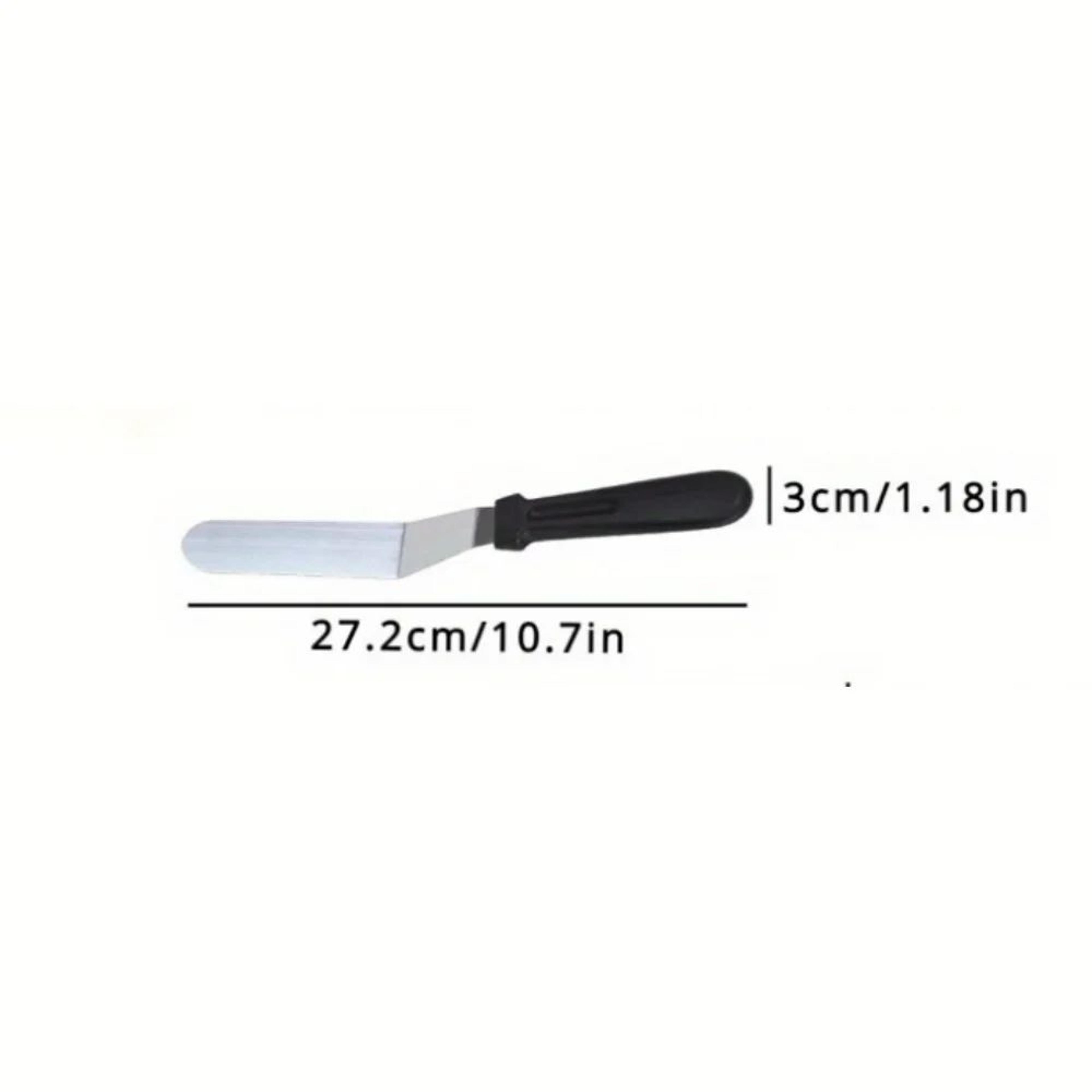 Stainless Steel Angled Icing Spatula For Cake Decorating And Baking 7
