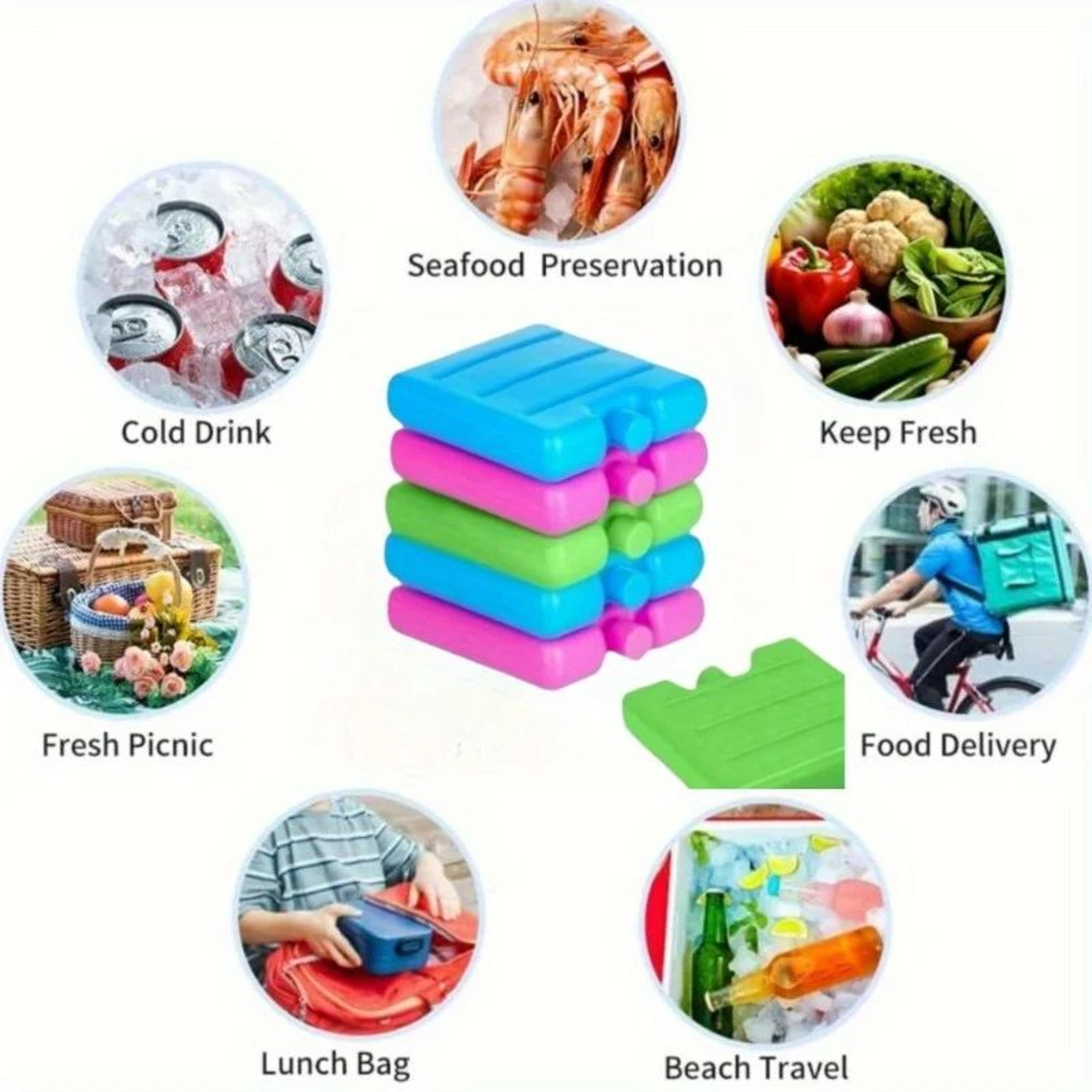 Reusable Gel Ice Packs For Lunch Boxes Coolers And Outdoor Travel 4