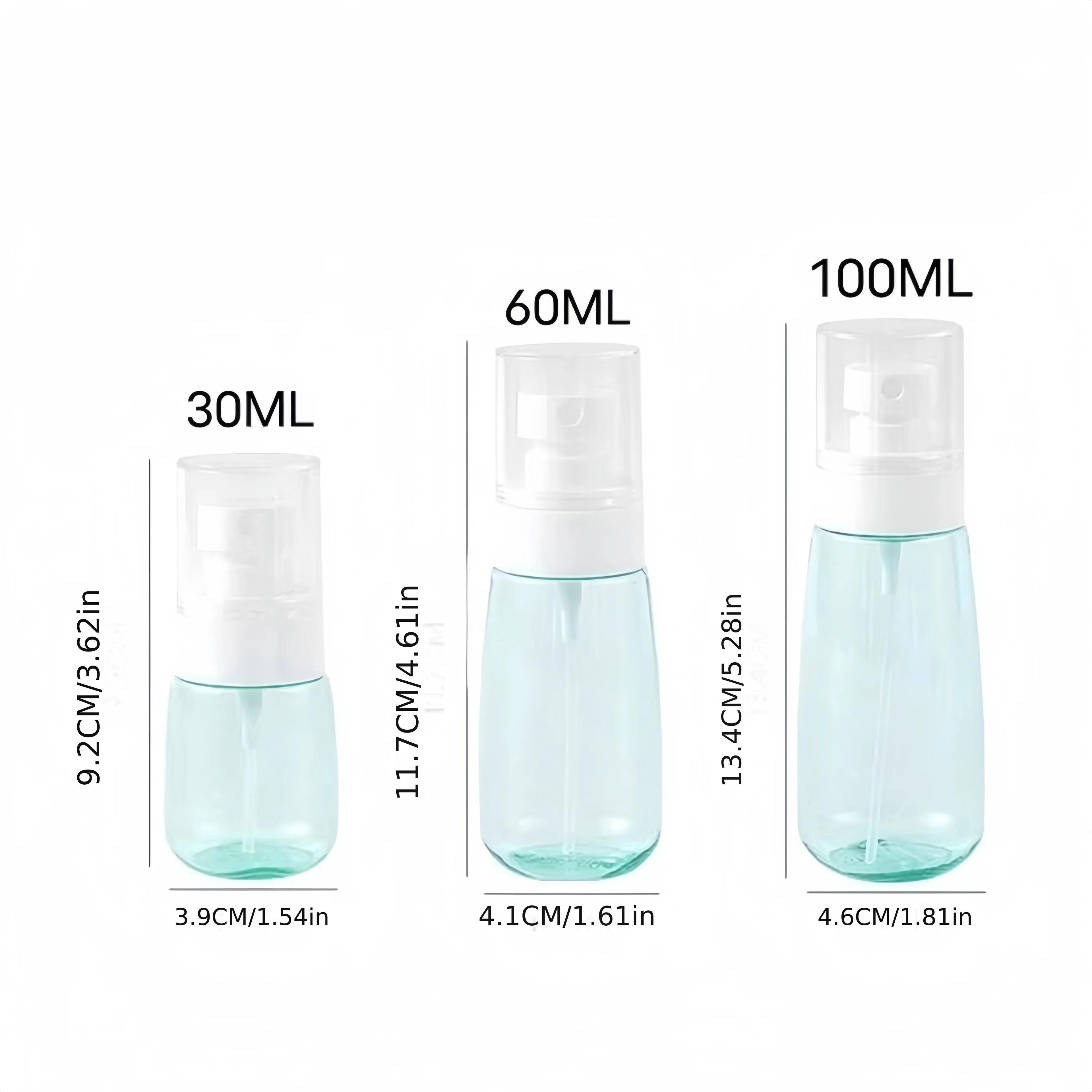 2 Pack Refillable Mini Fine Mist Spray Bottles For Travel 5
