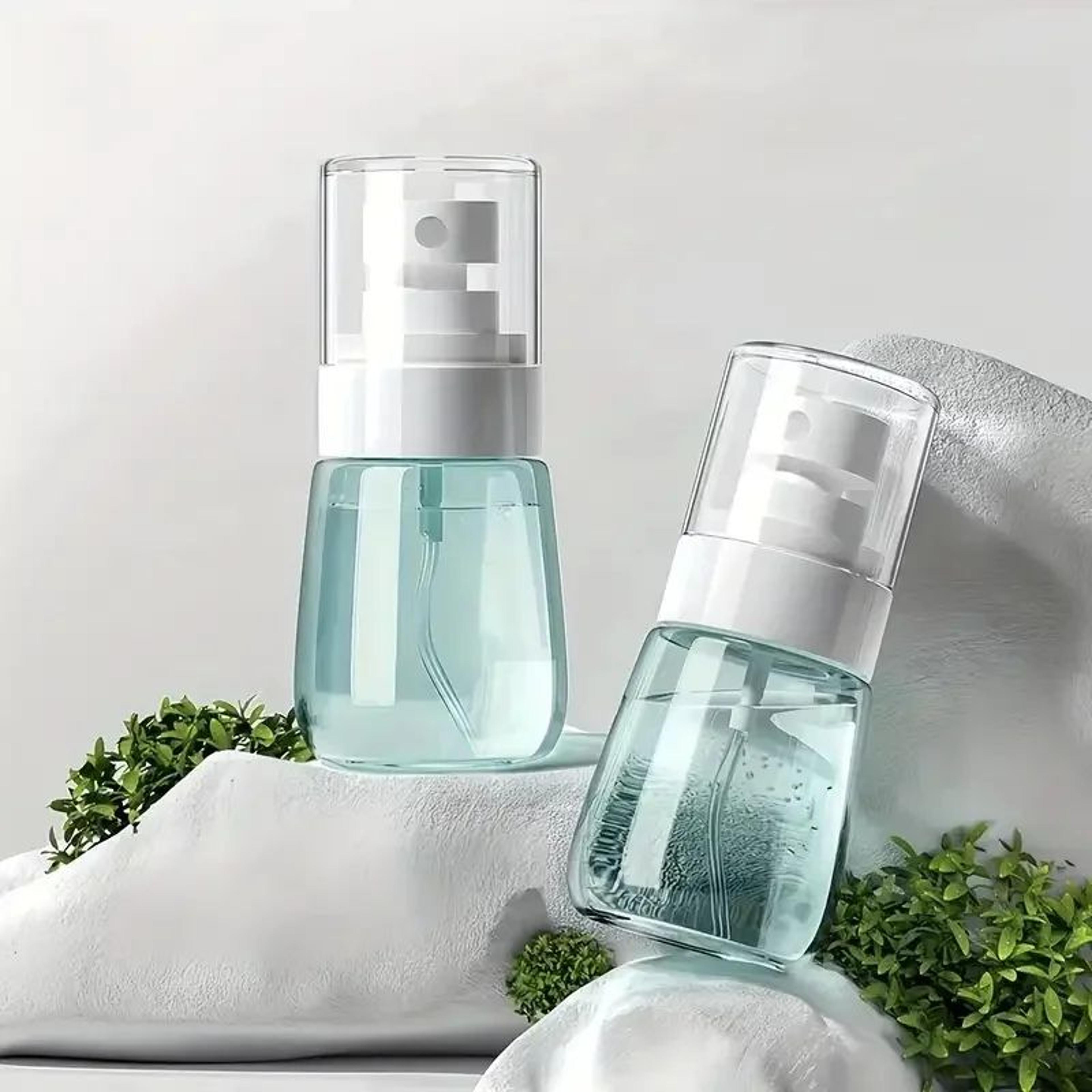 2 Pack Refillable Mini Fine Mist Spray Bottles For Travel 13