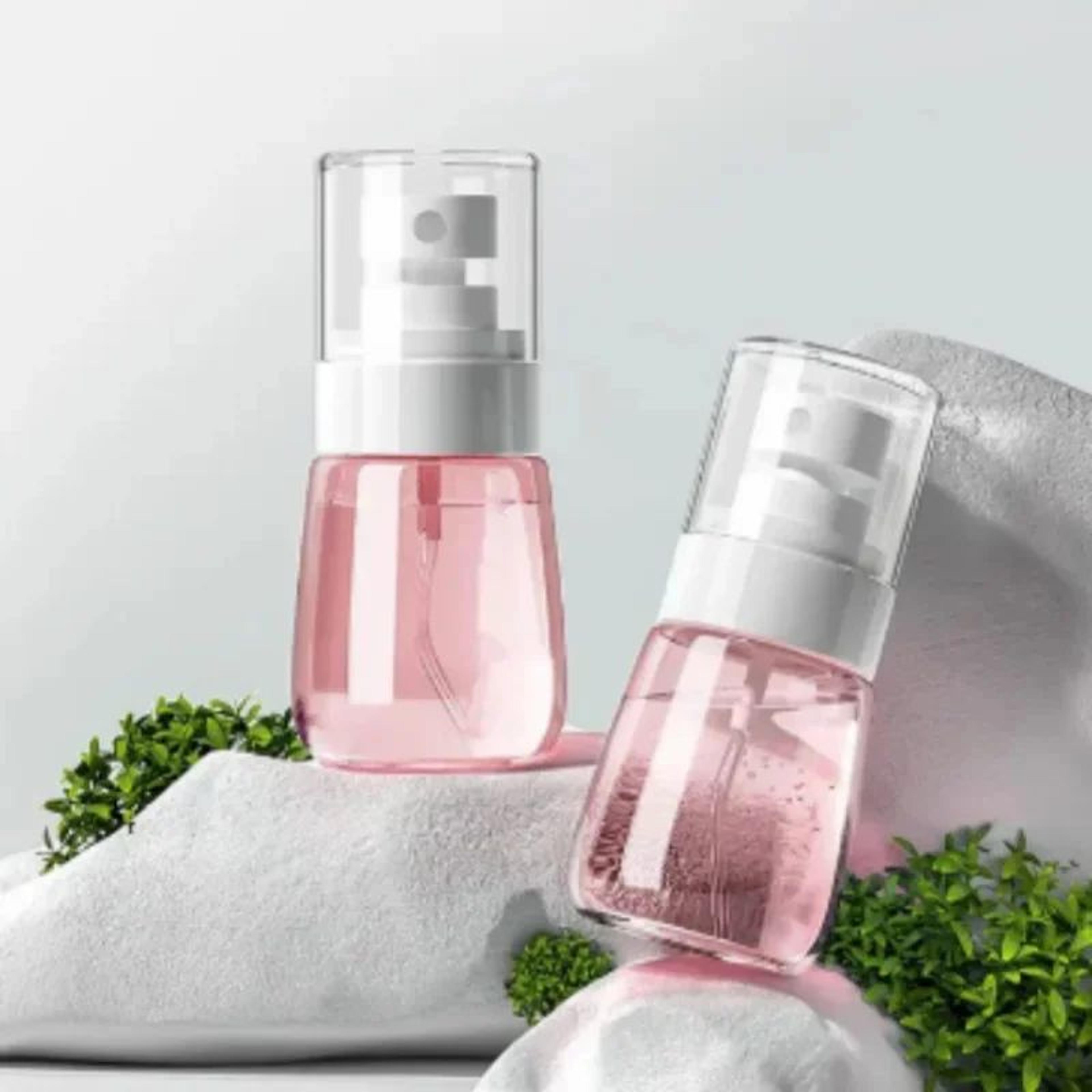 2 Pack Refillable Mini Fine Mist Spray Bottles For Travel 14