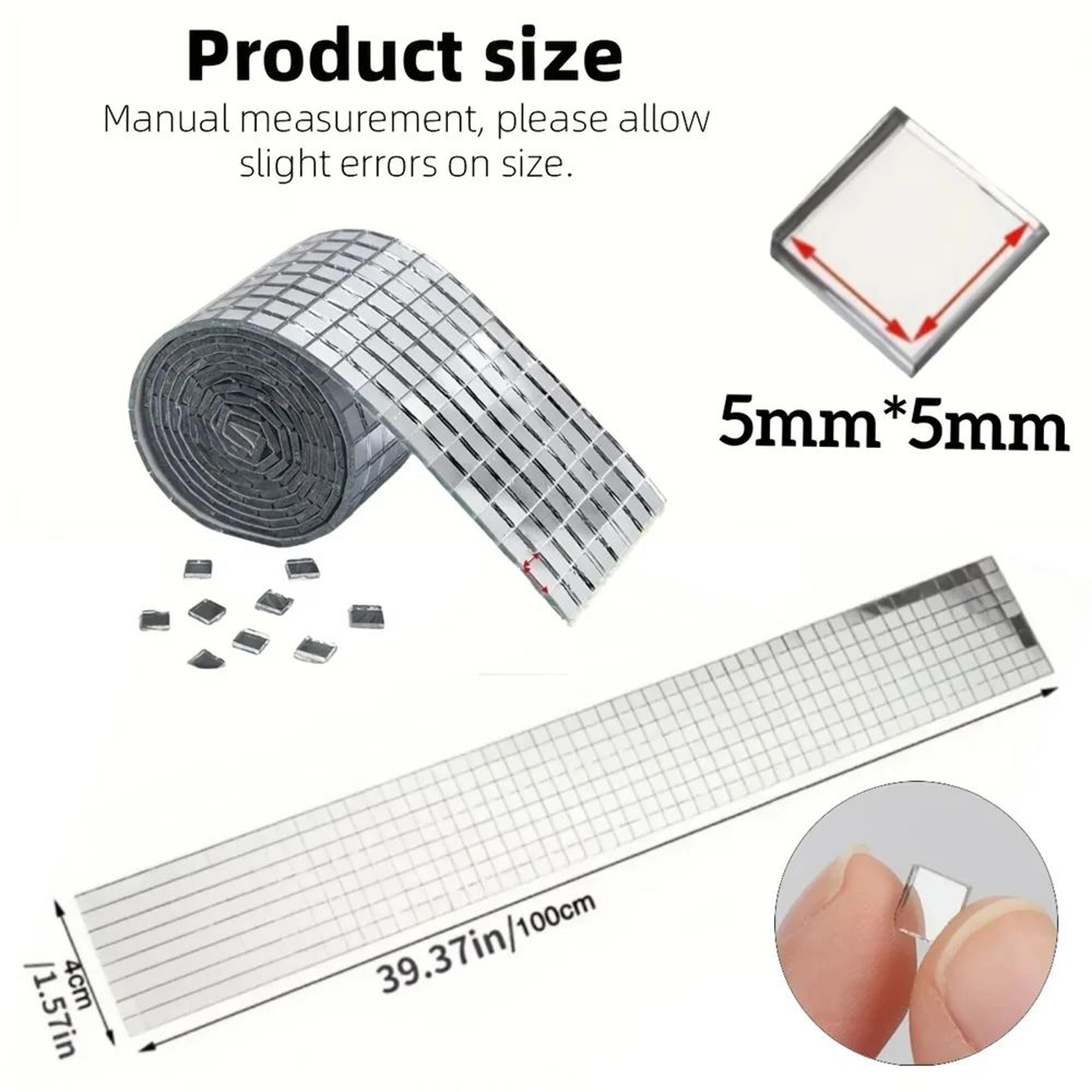 Self Adhesive Disco Ball Mirror Mosaic Tiles For DIY Crafts 6