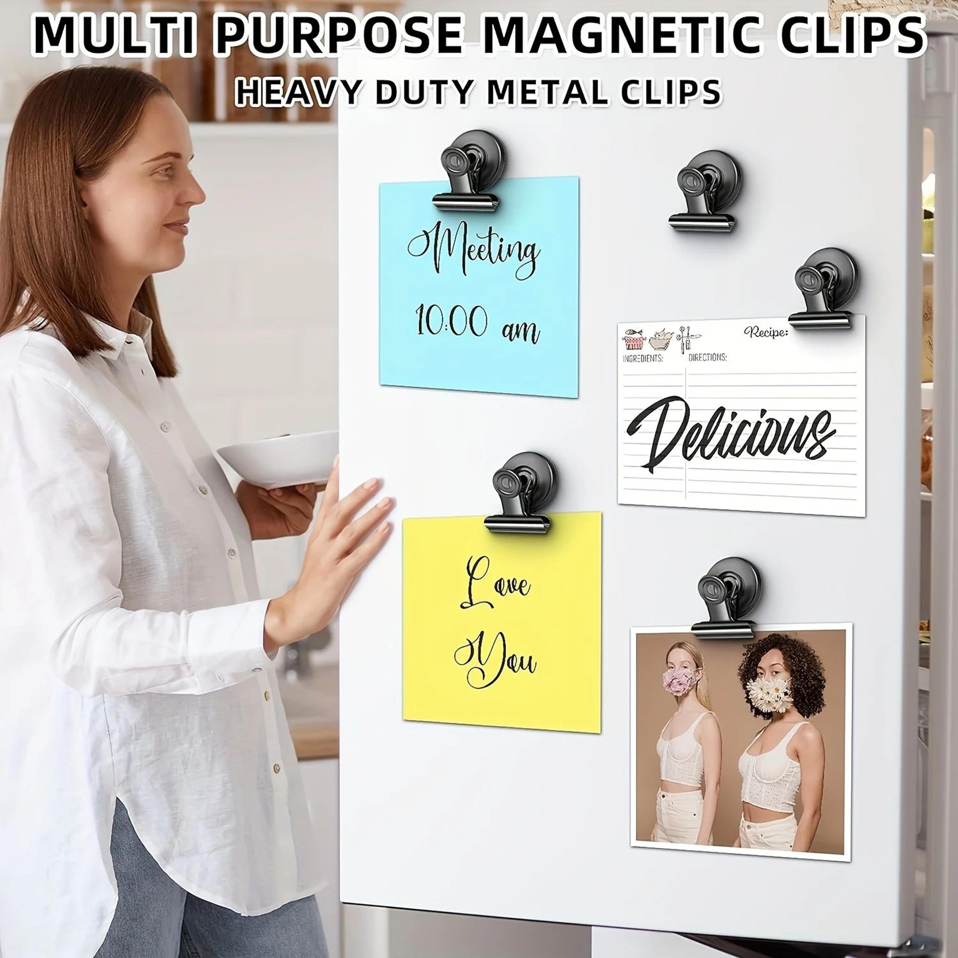 Heavy Duty Magnetic Clips For Refrigerator Whiteboard And Office 2