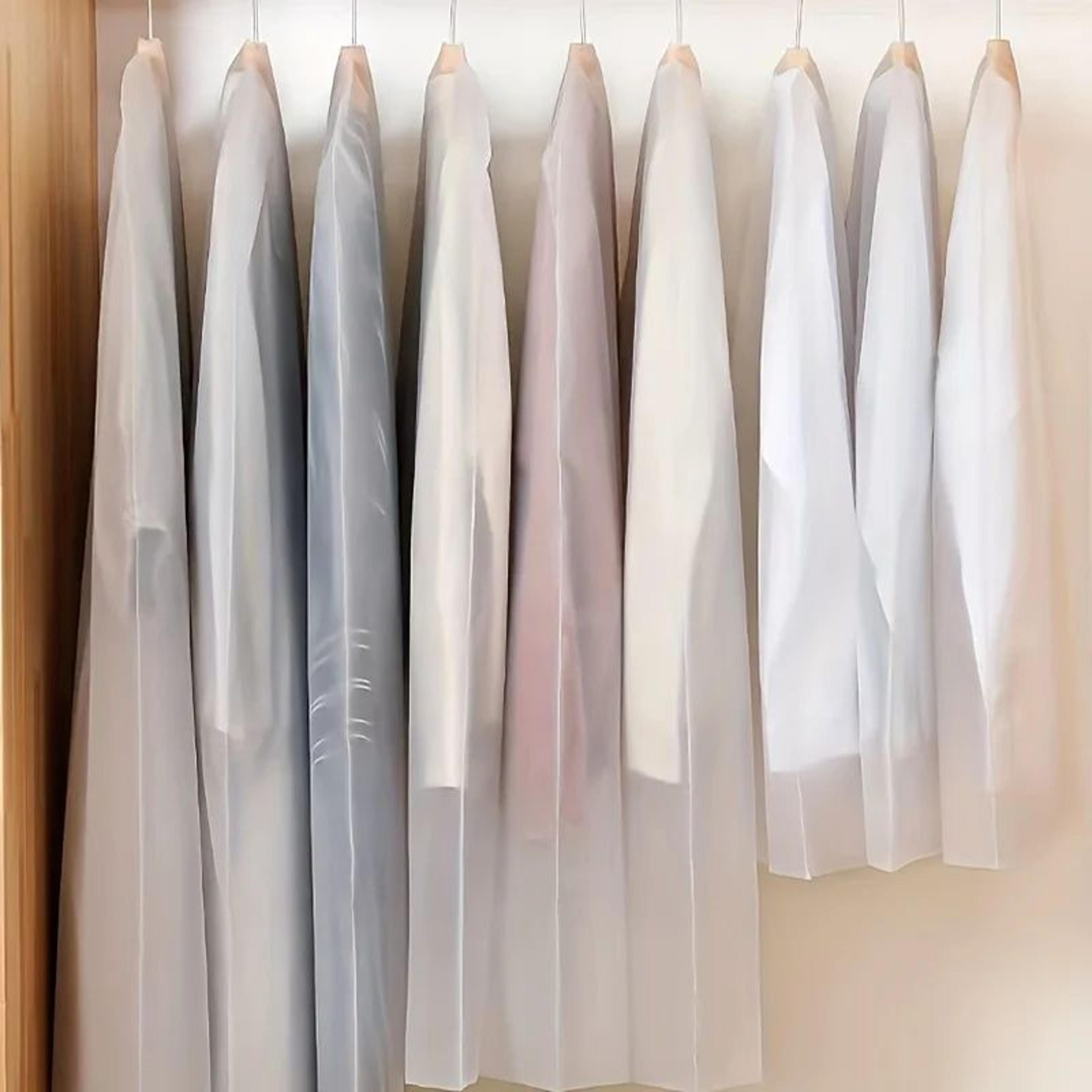 Washable Garment Dust Covers With Zipper For Closet Storage 3