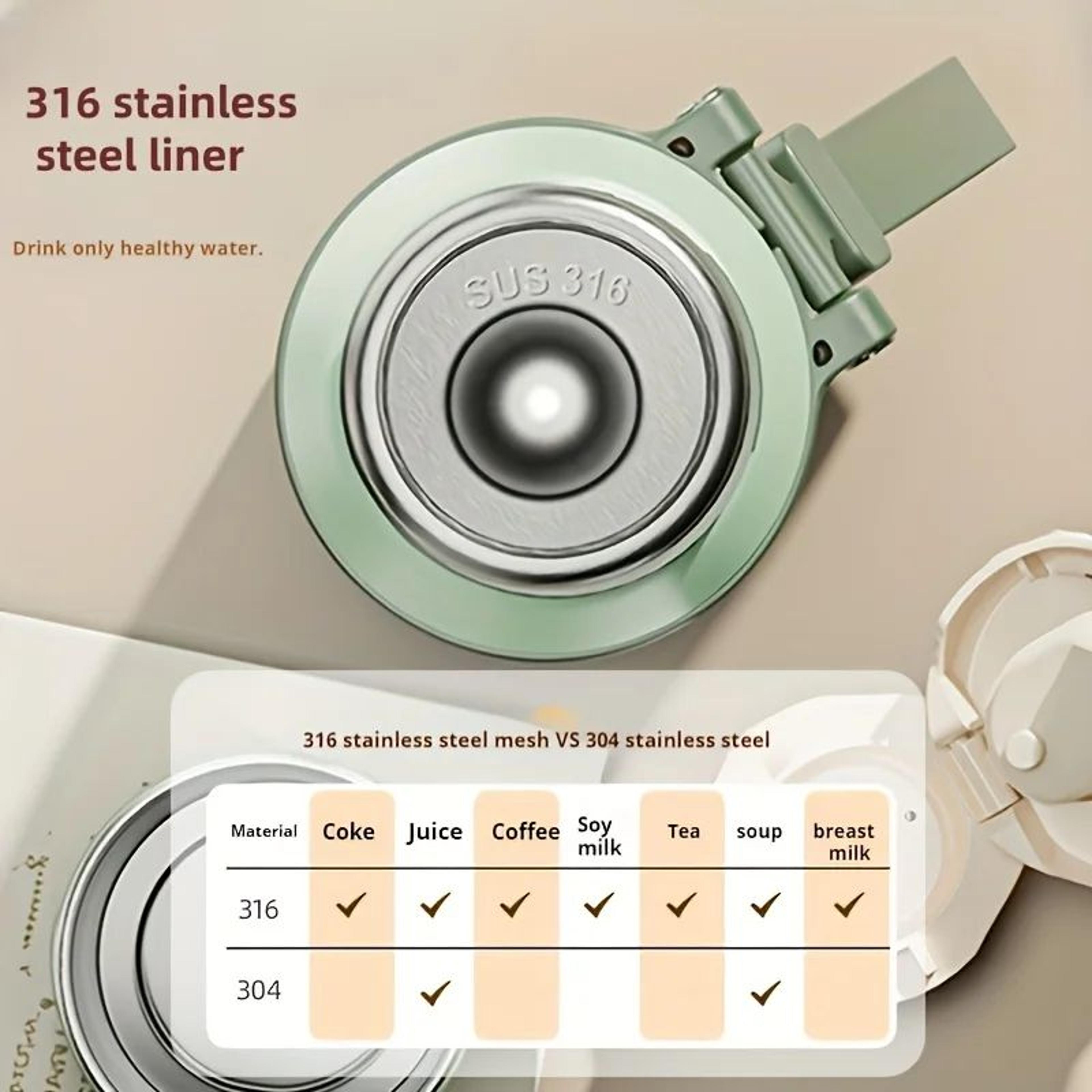 316 Stainless Steel Insulated Vacuum Water Bottle With Cup 5
