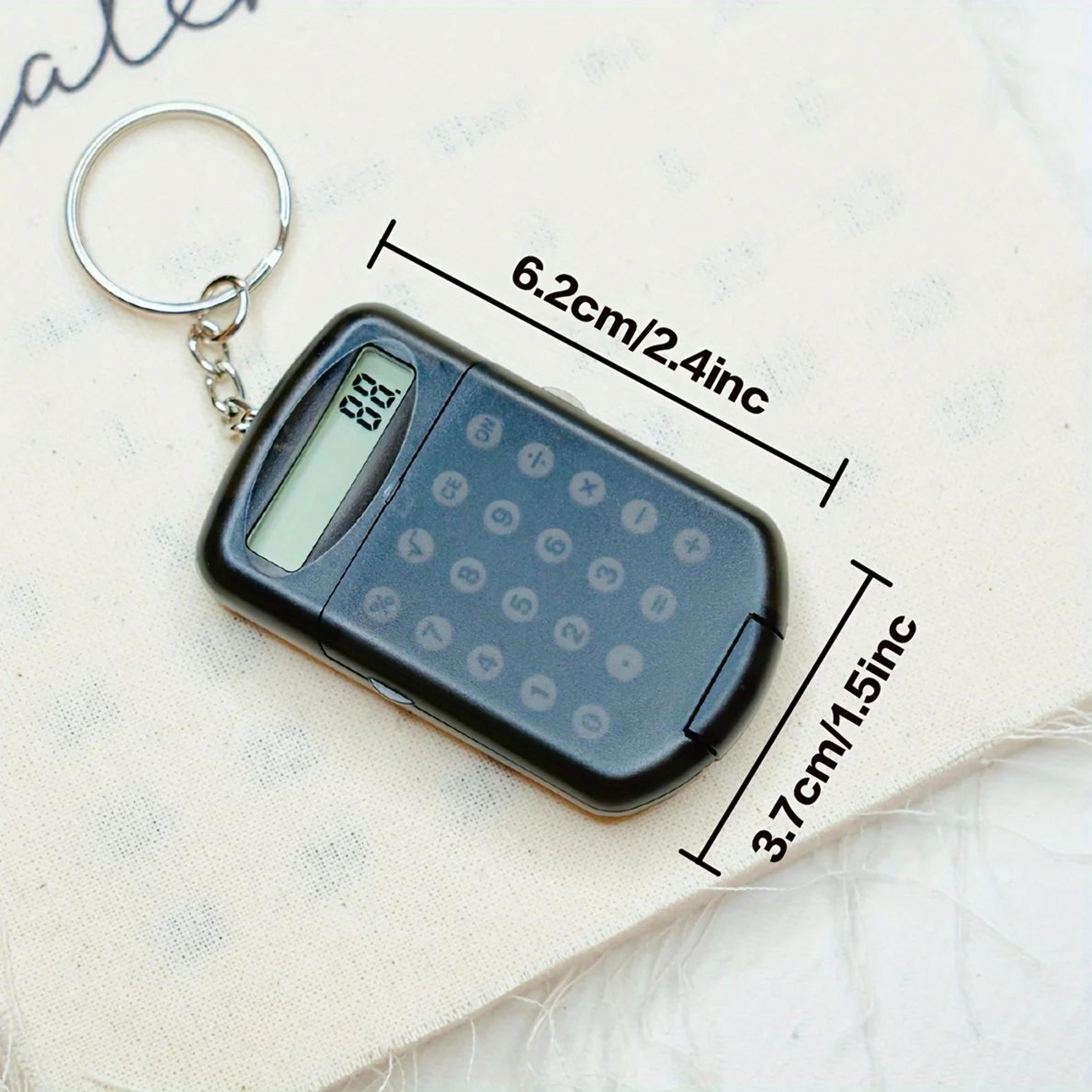 Cute 8 Bit Mini Flip Calculator Keychain 5