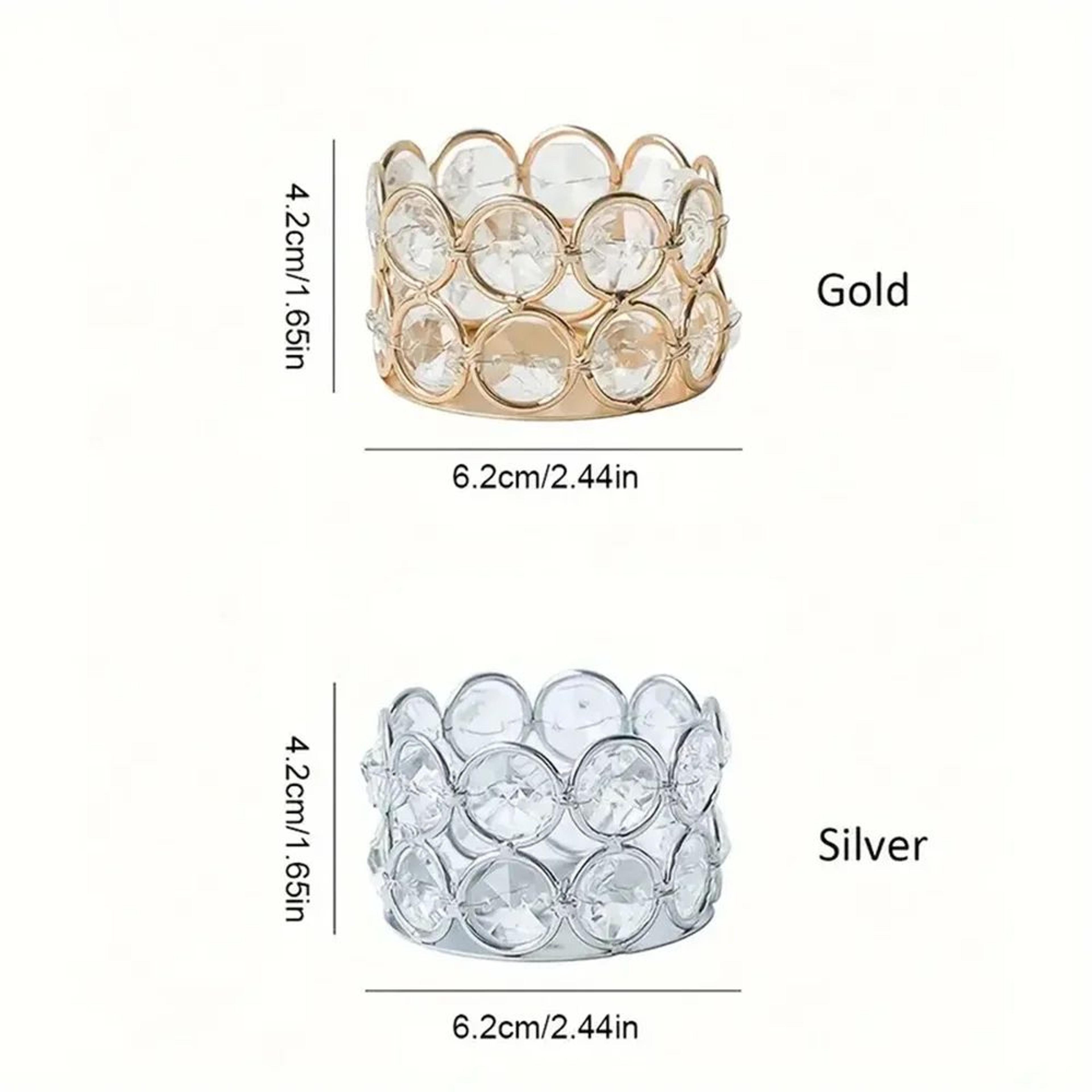 Crystal Tealight Candle Holders For Elegant Table Decor 17