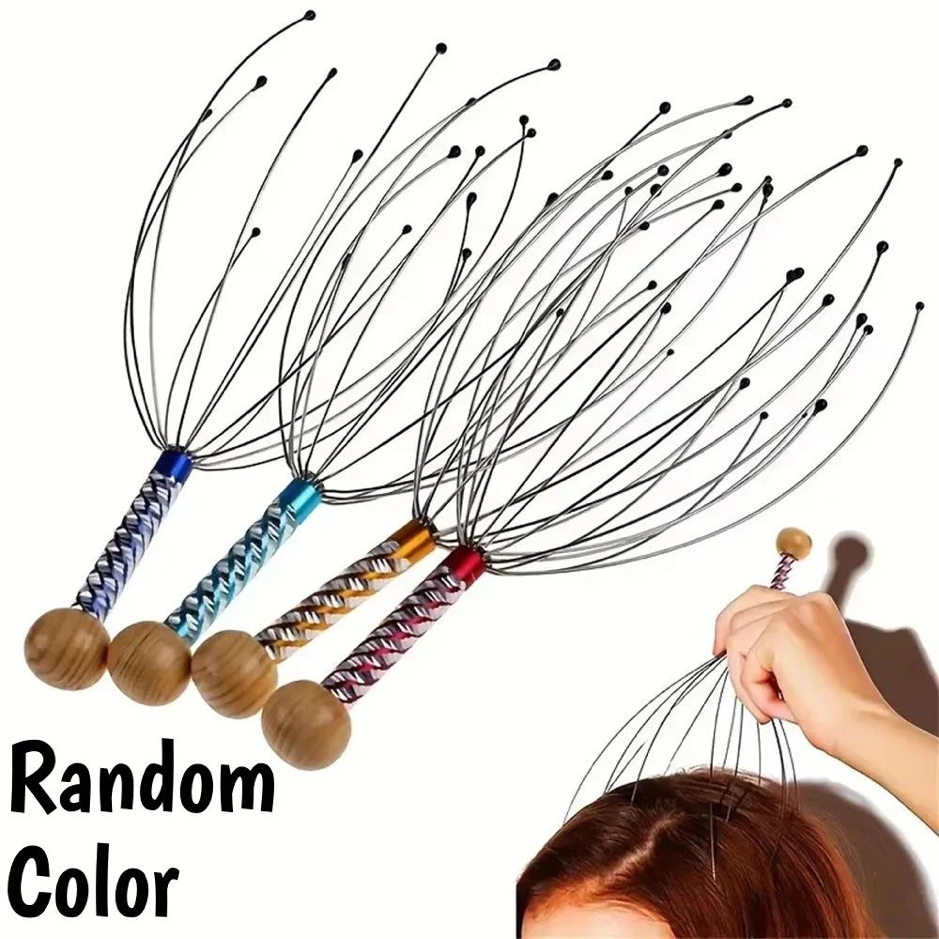 octopus shaped manual scalp and head massager