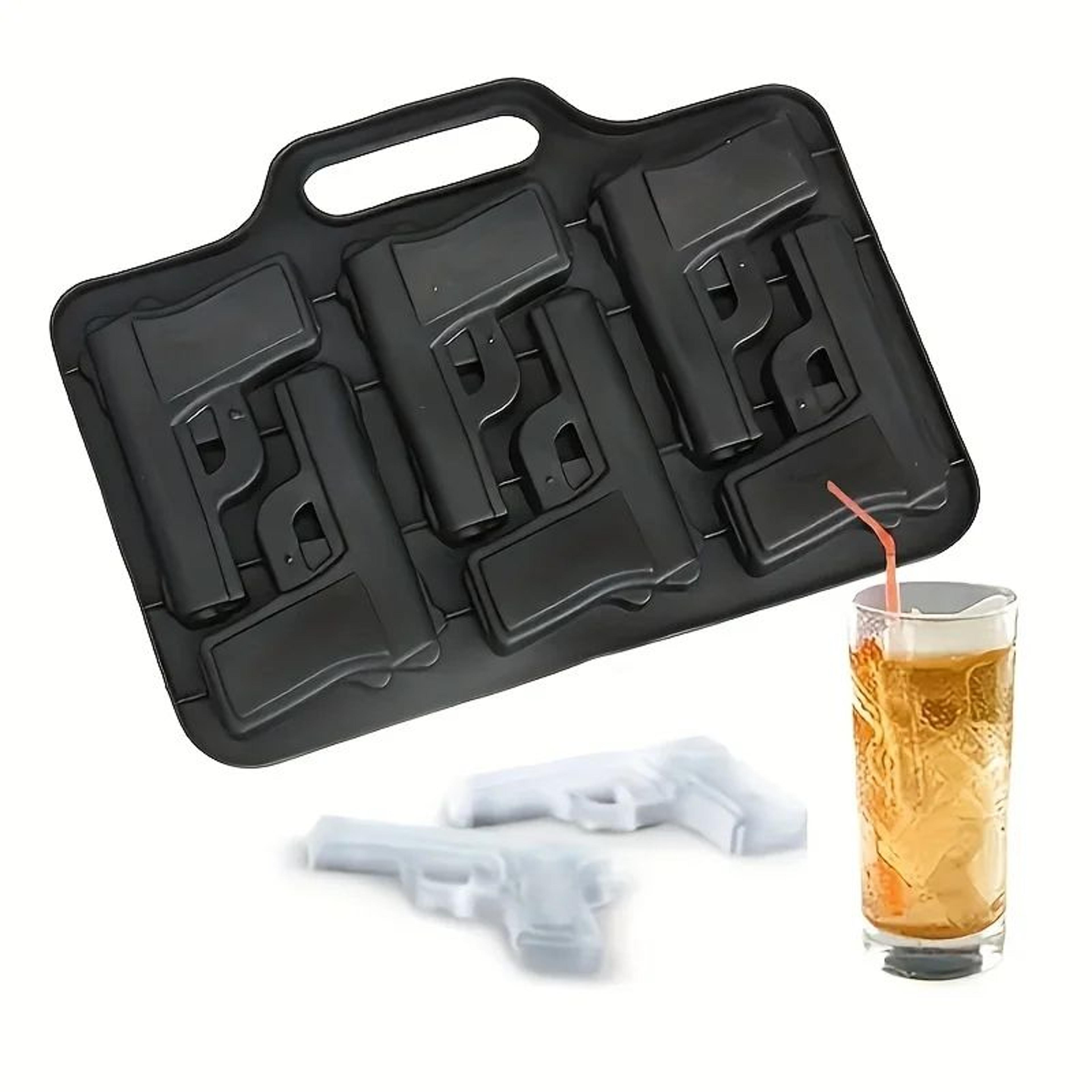 Creative 3D Gun Shape Ice Cube Mold Tray 2