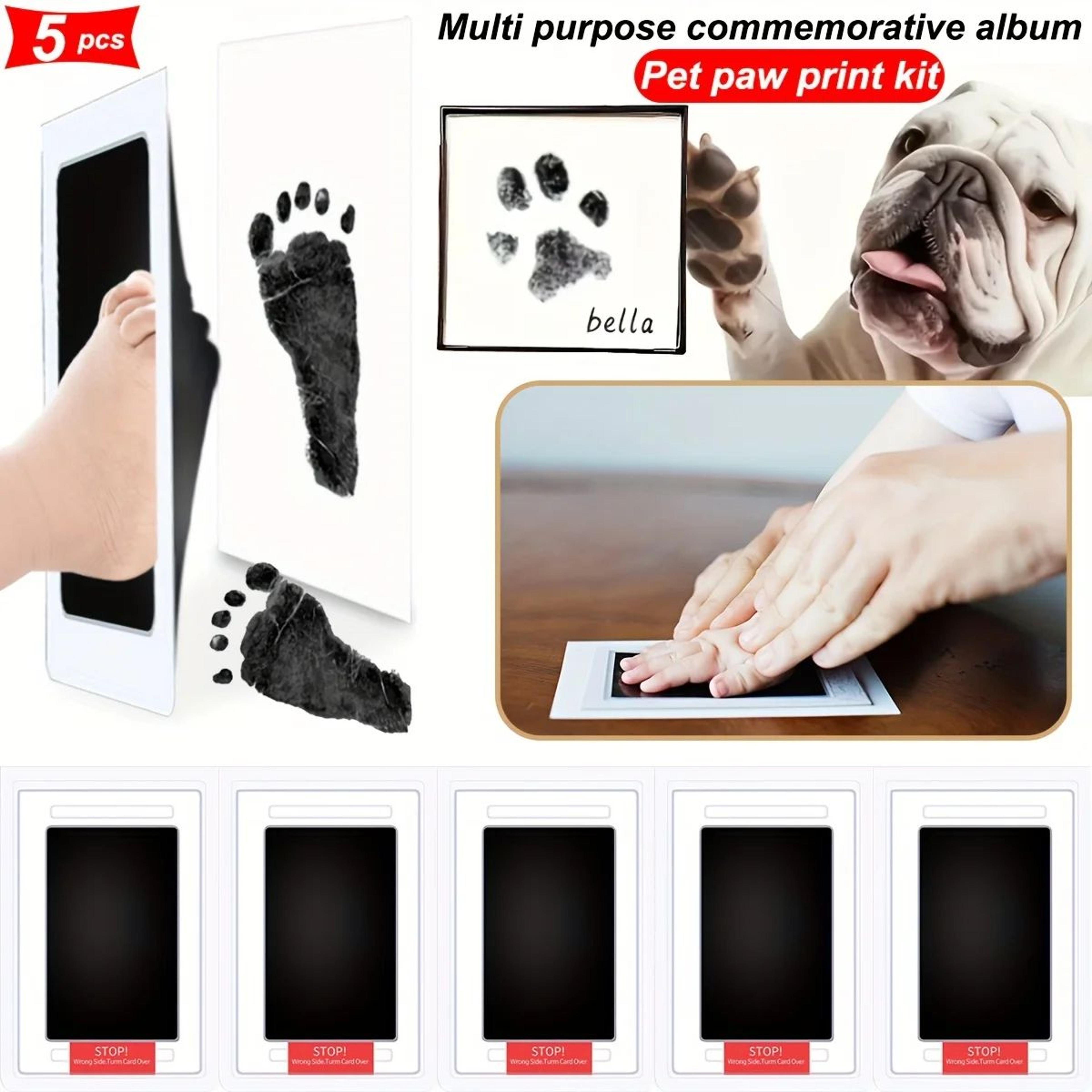 First Footprint And Pet Paw Print Keepsake Kit 0
