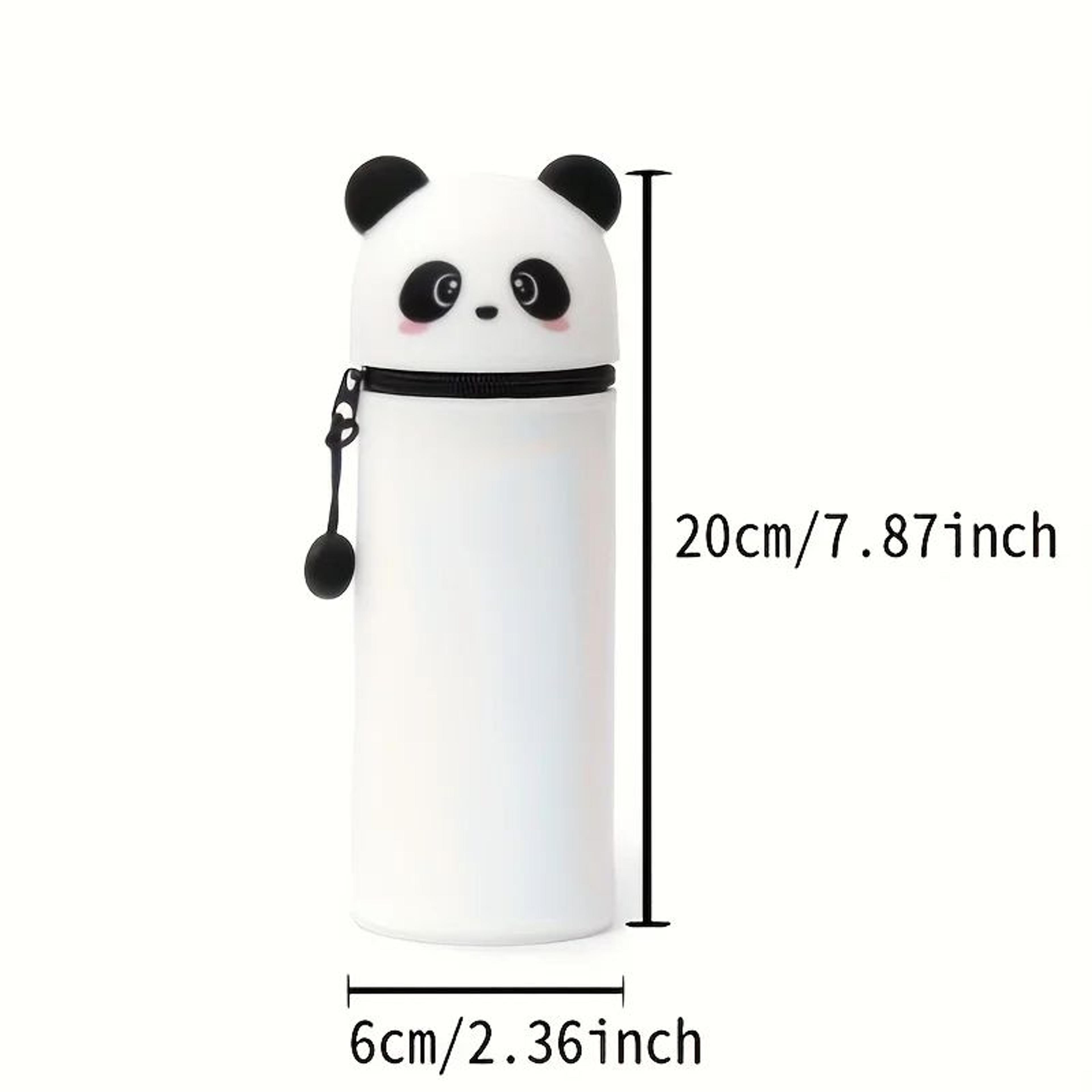 Cute Panda Silicone Pencil Case And Pen Holder 2
