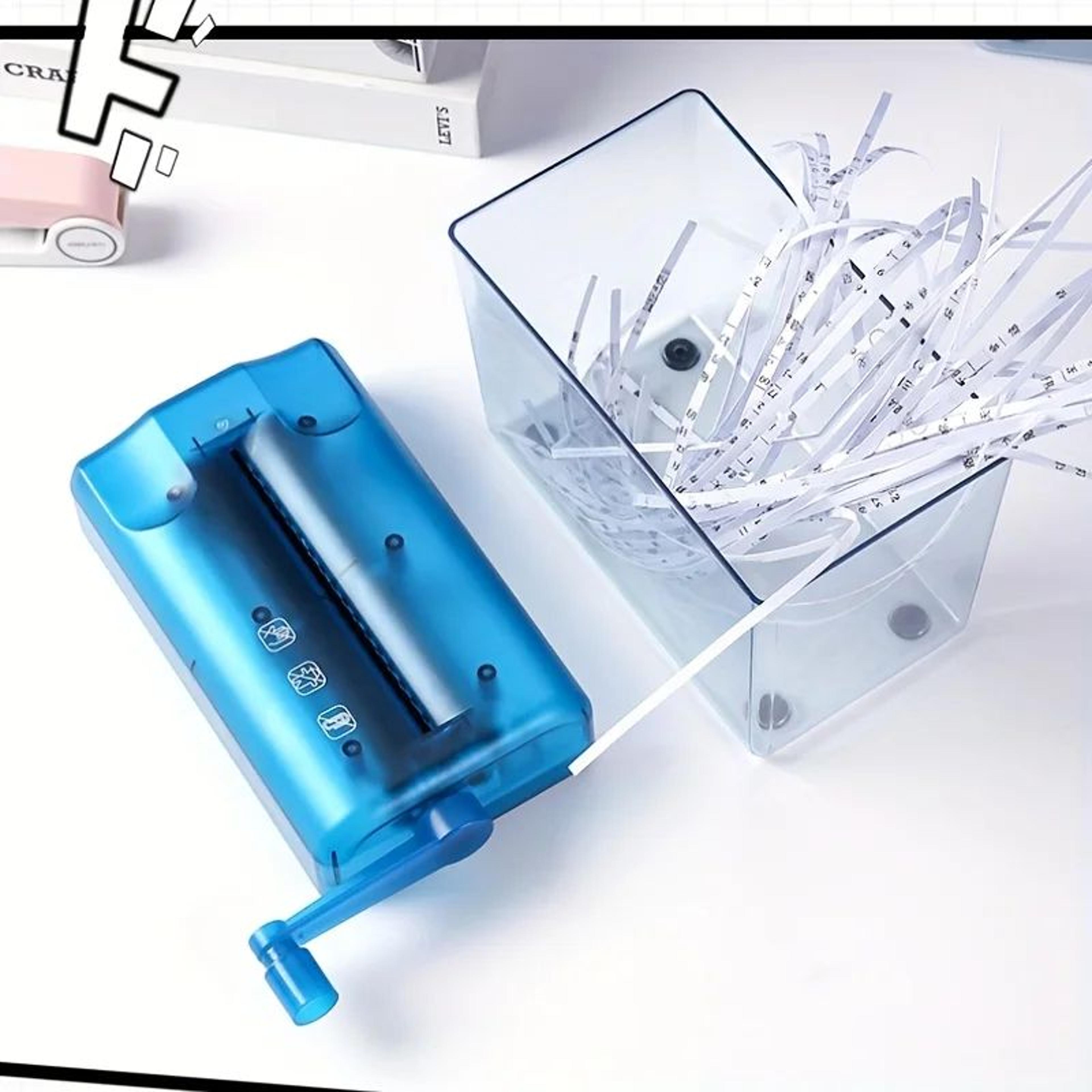 Compact Manual Cross Cut Paper Shredder For Office And Home 2
