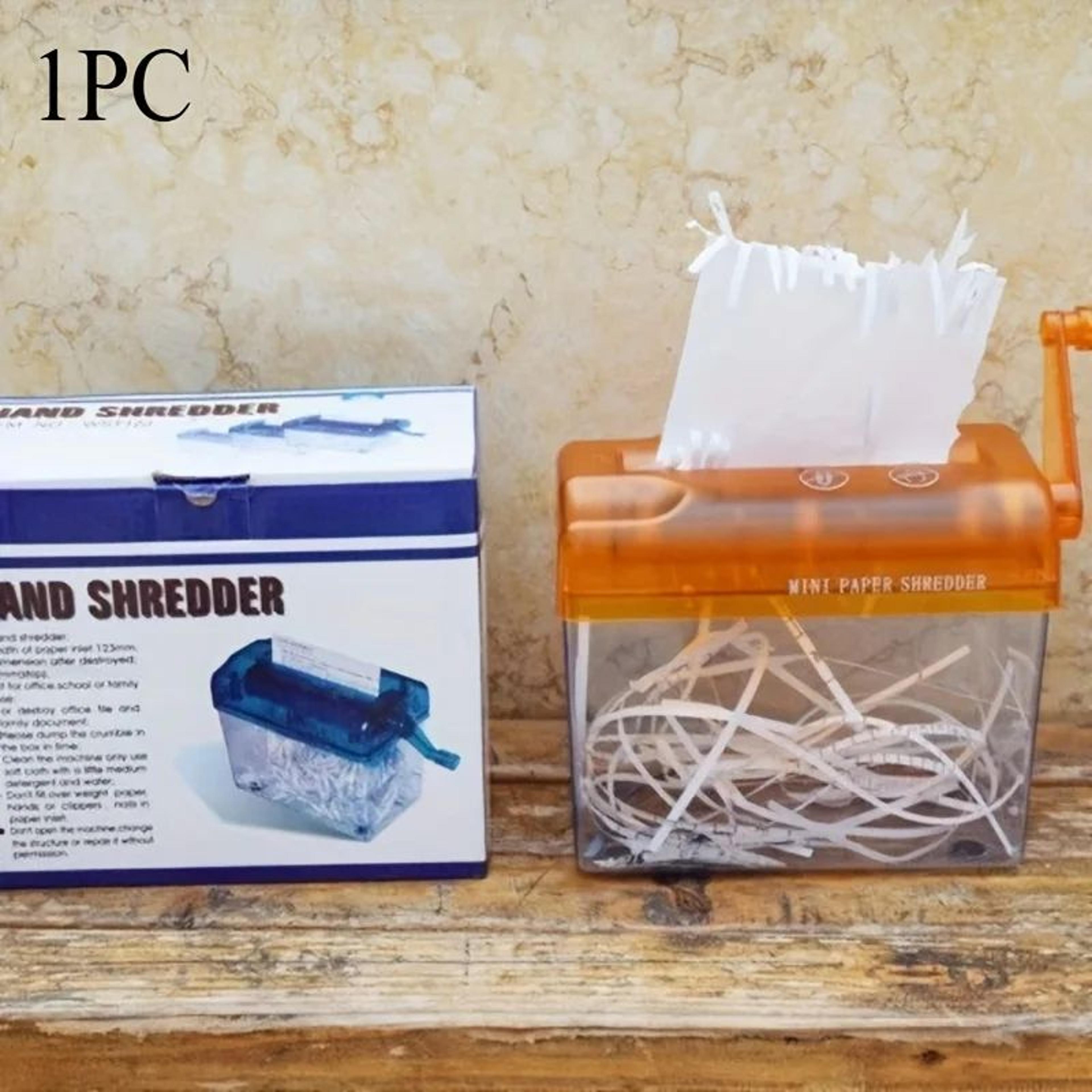 Compact Manual Cross Cut Paper Shredder For Office And Home 9