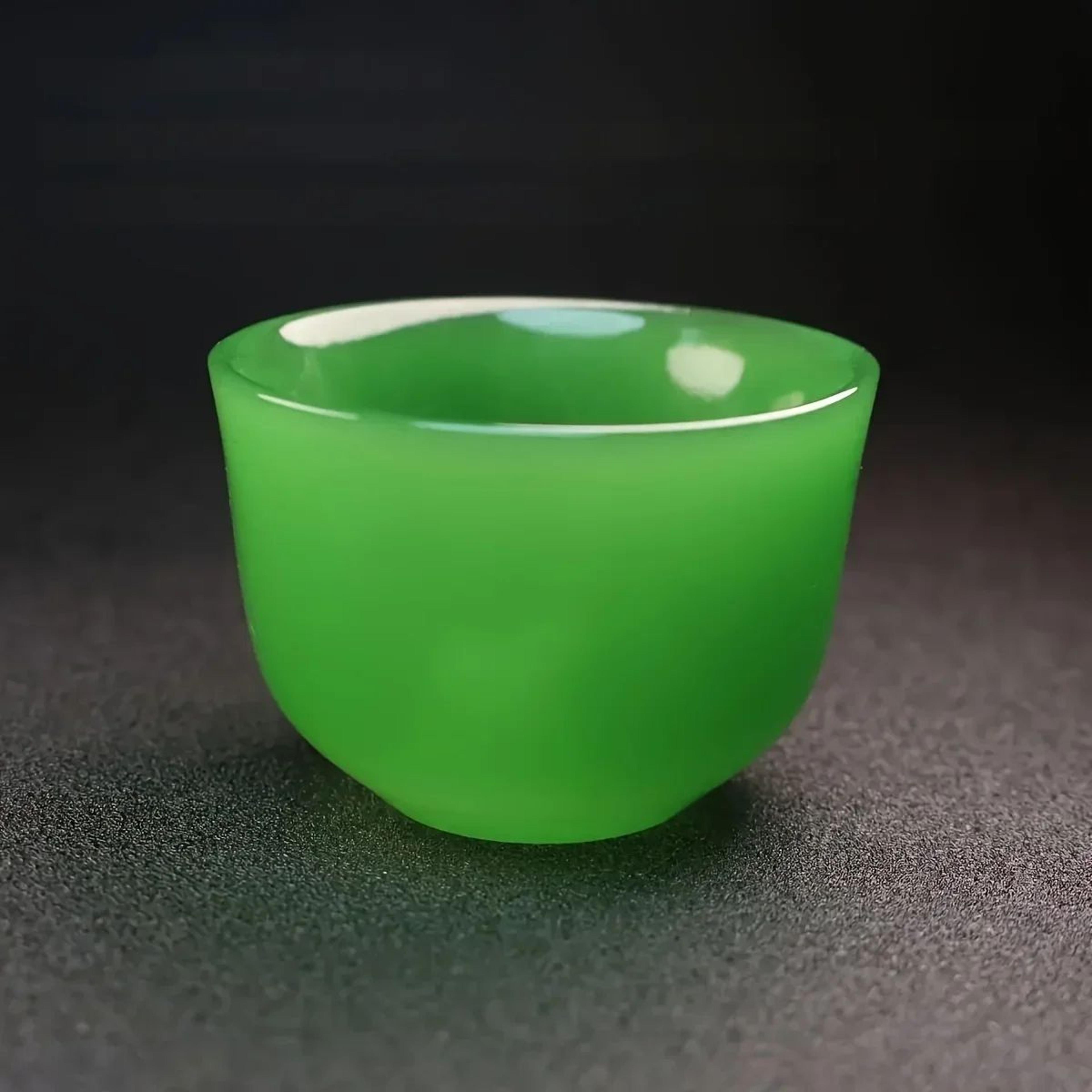 elegant jade kung fu tea cup for tea and beverage serving