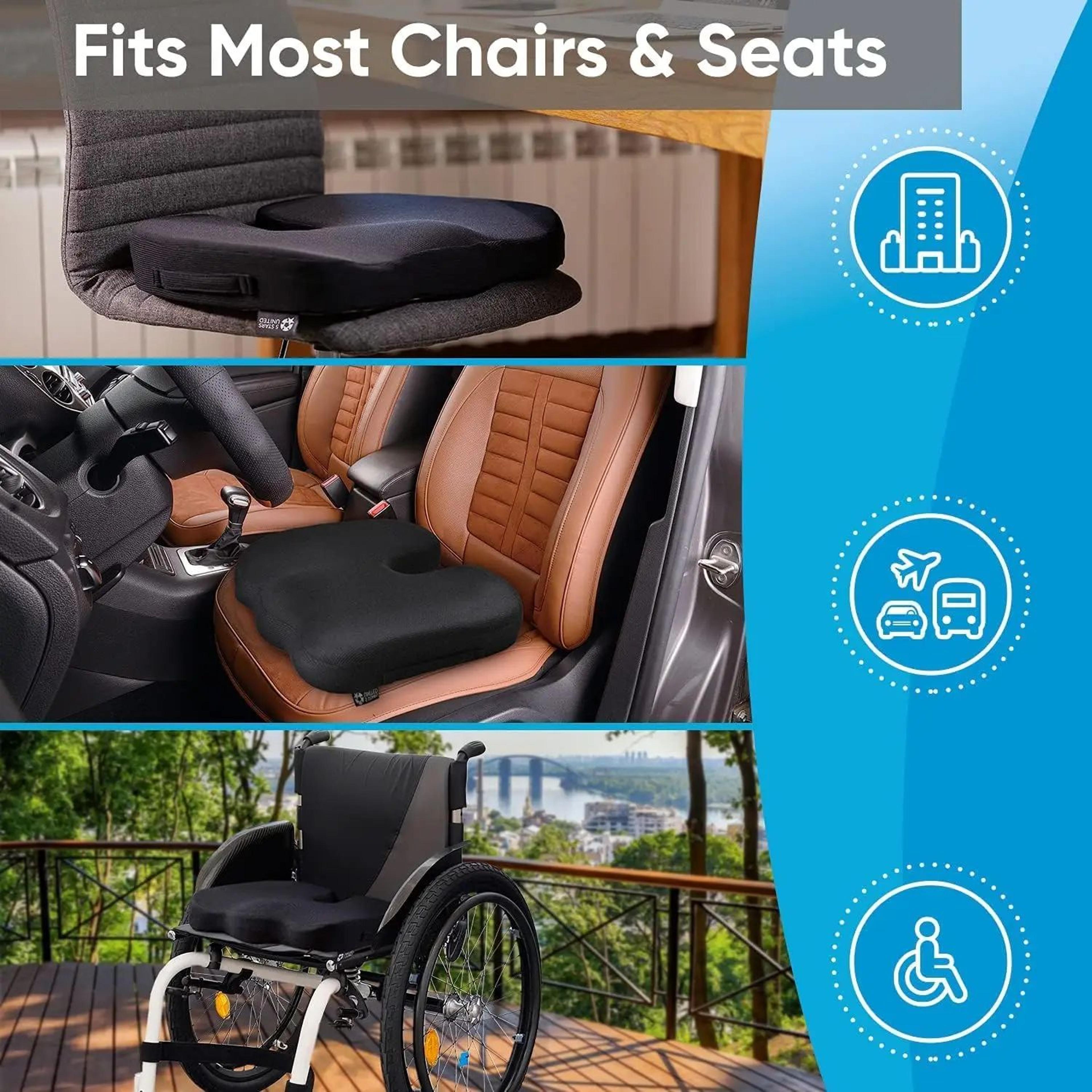 U Shaped Memory Foam Seat Cushion For Car Office And Travel 4