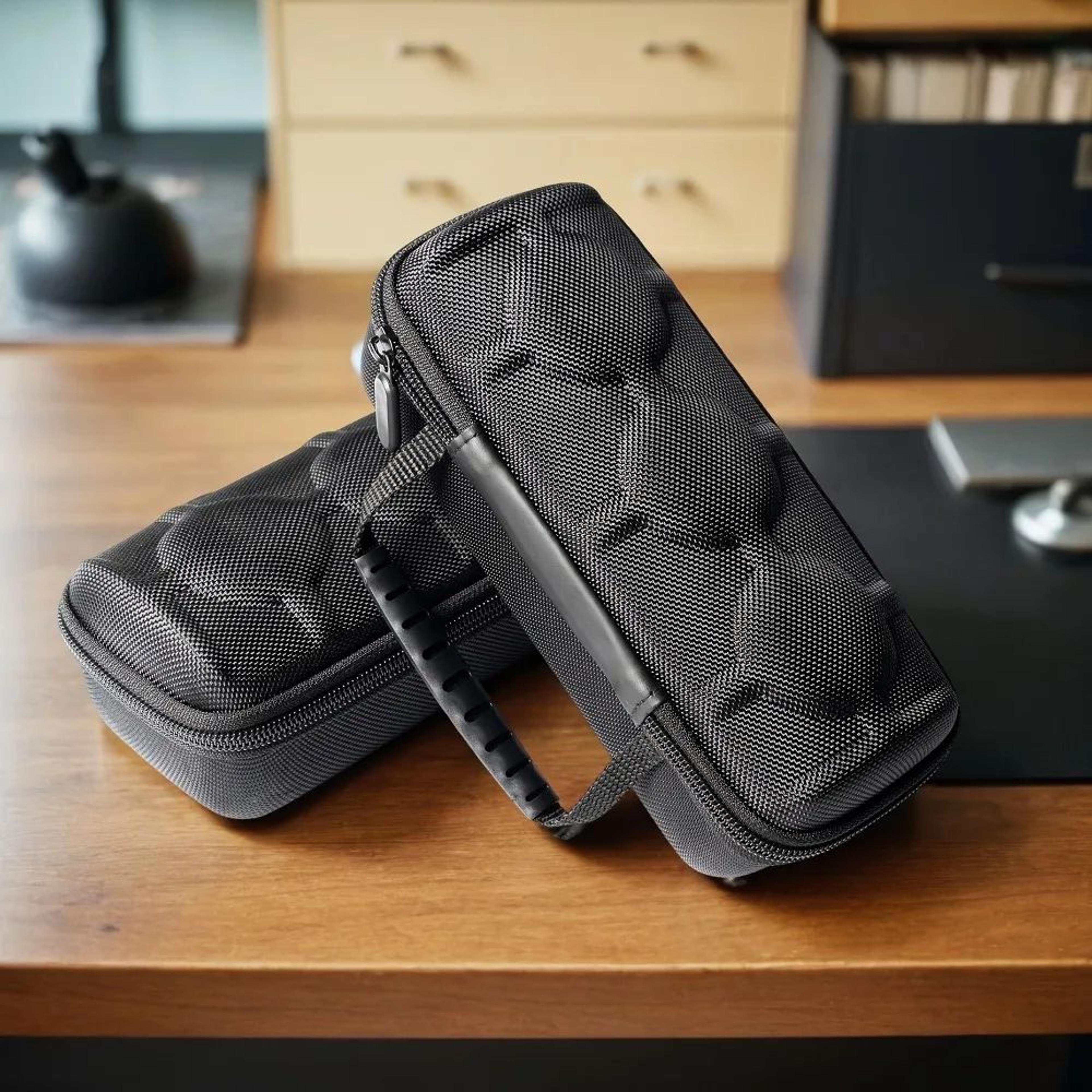 Hard Shell Watch Travel Case With Soft Pads And Handle 1
