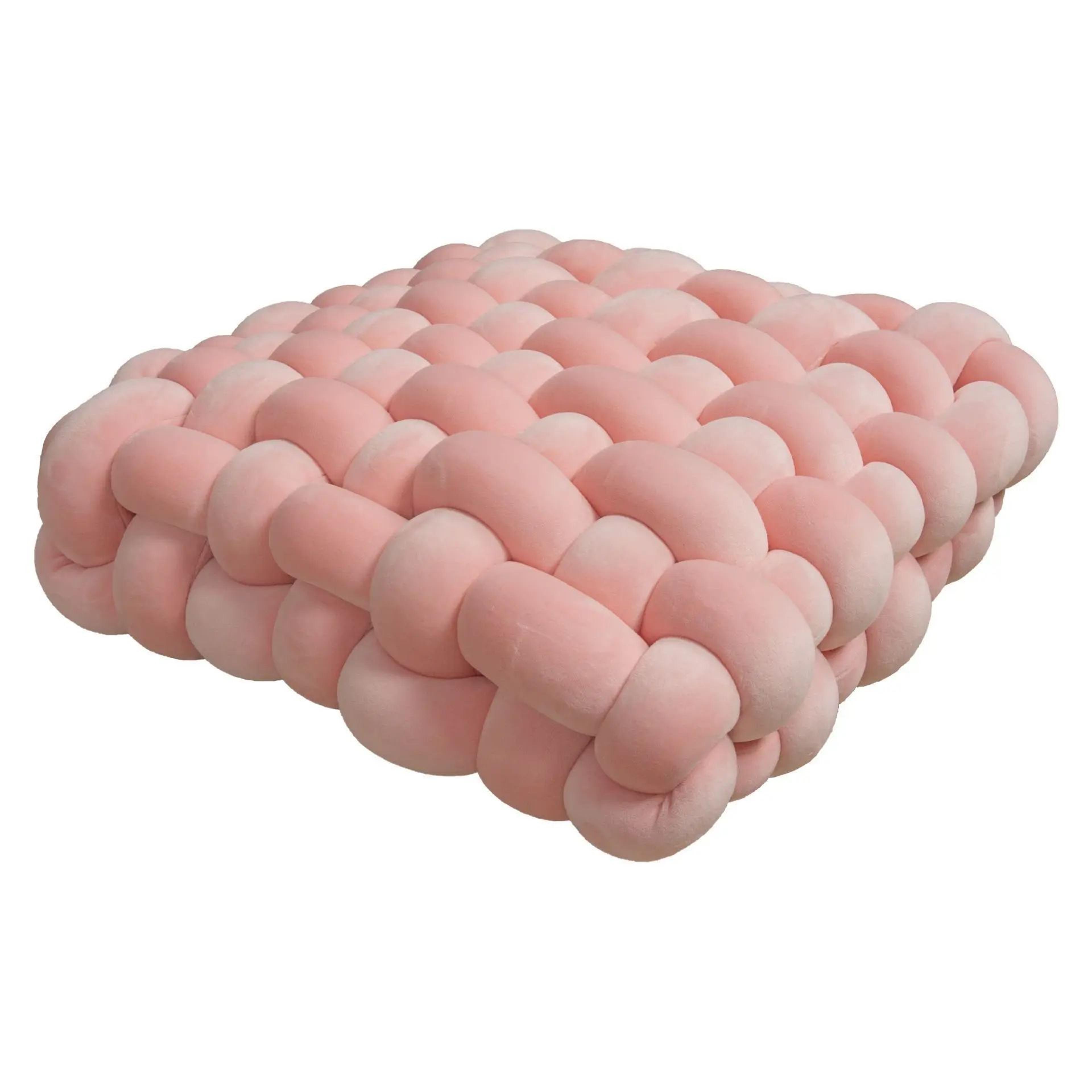 Soft Plush Hand Woven Knot Cushion For Sofa And Chair 13