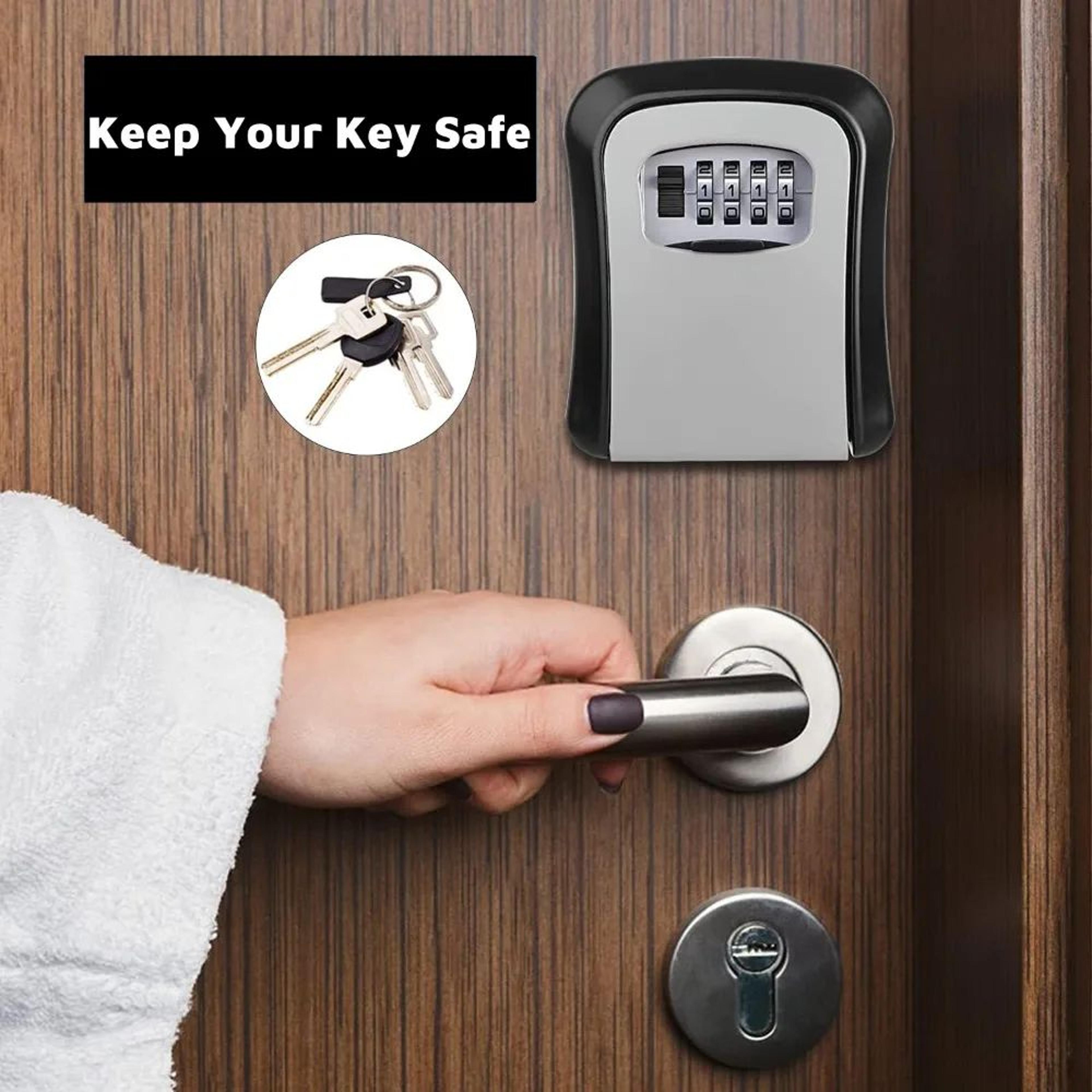 Wall Mount 4 Digit Combination Key Lock Box 1