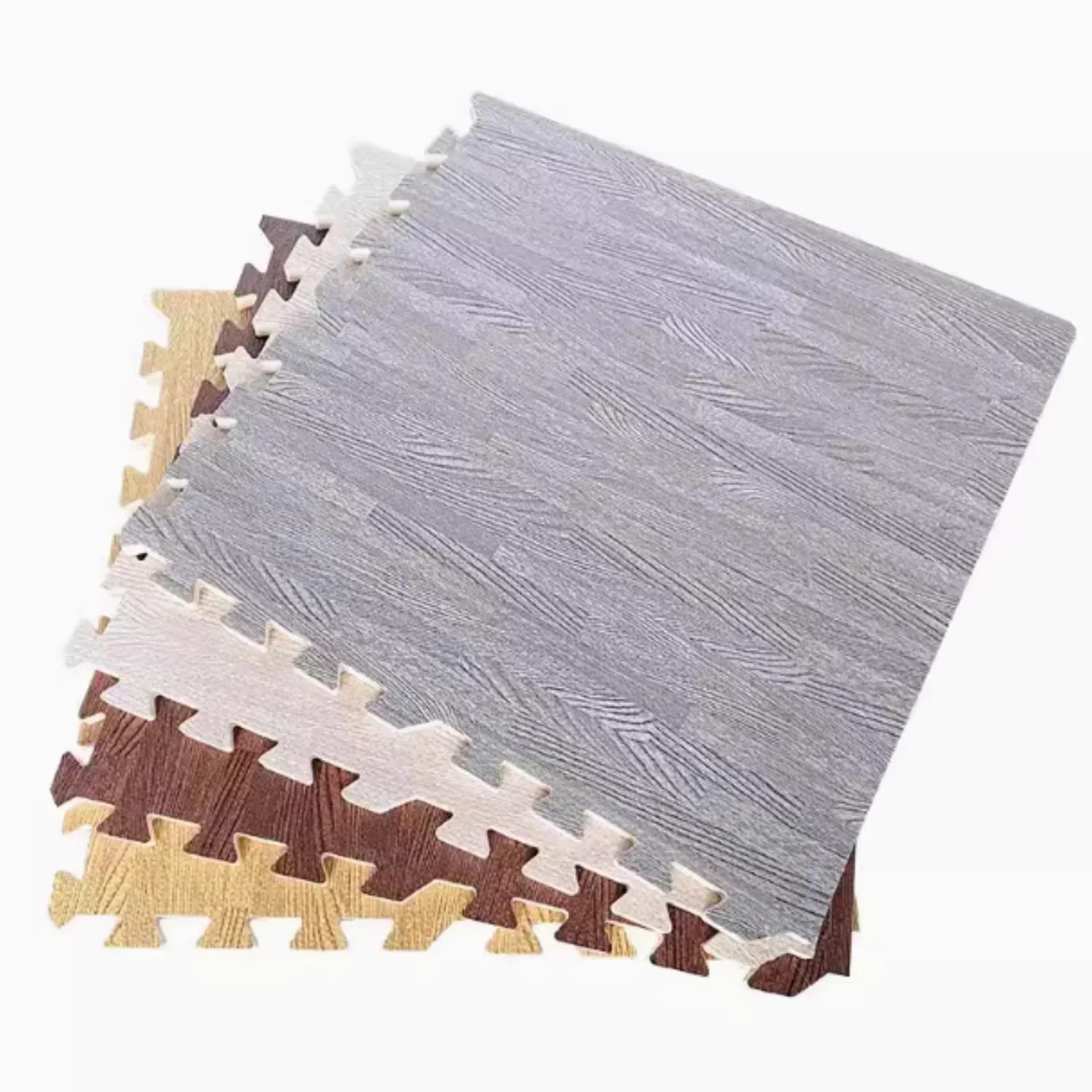 Wood Grain EVA Interlocking Puzzle Floor Mat 6