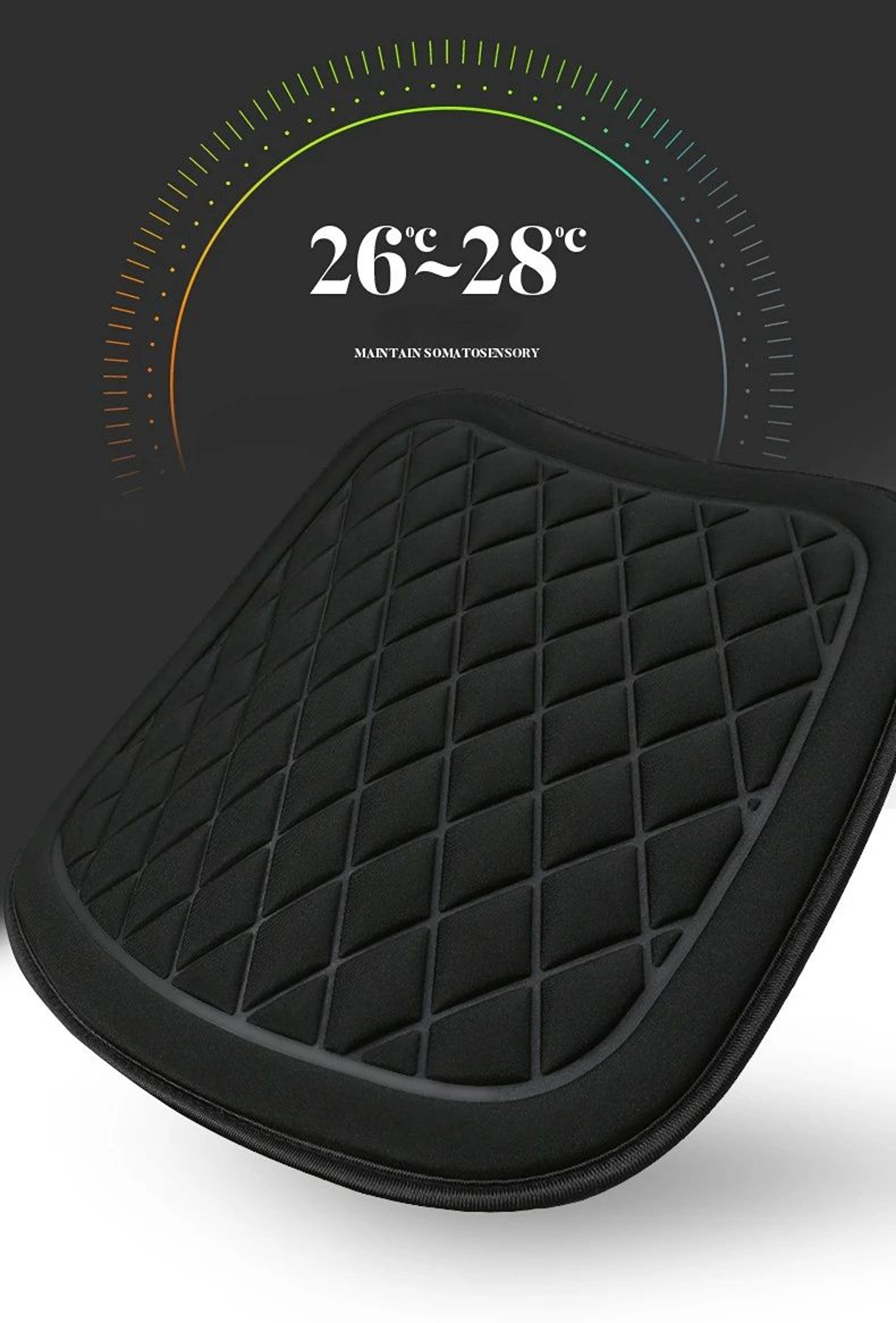 Memory Foam Car Seat Cushion With Non Slip Base 8