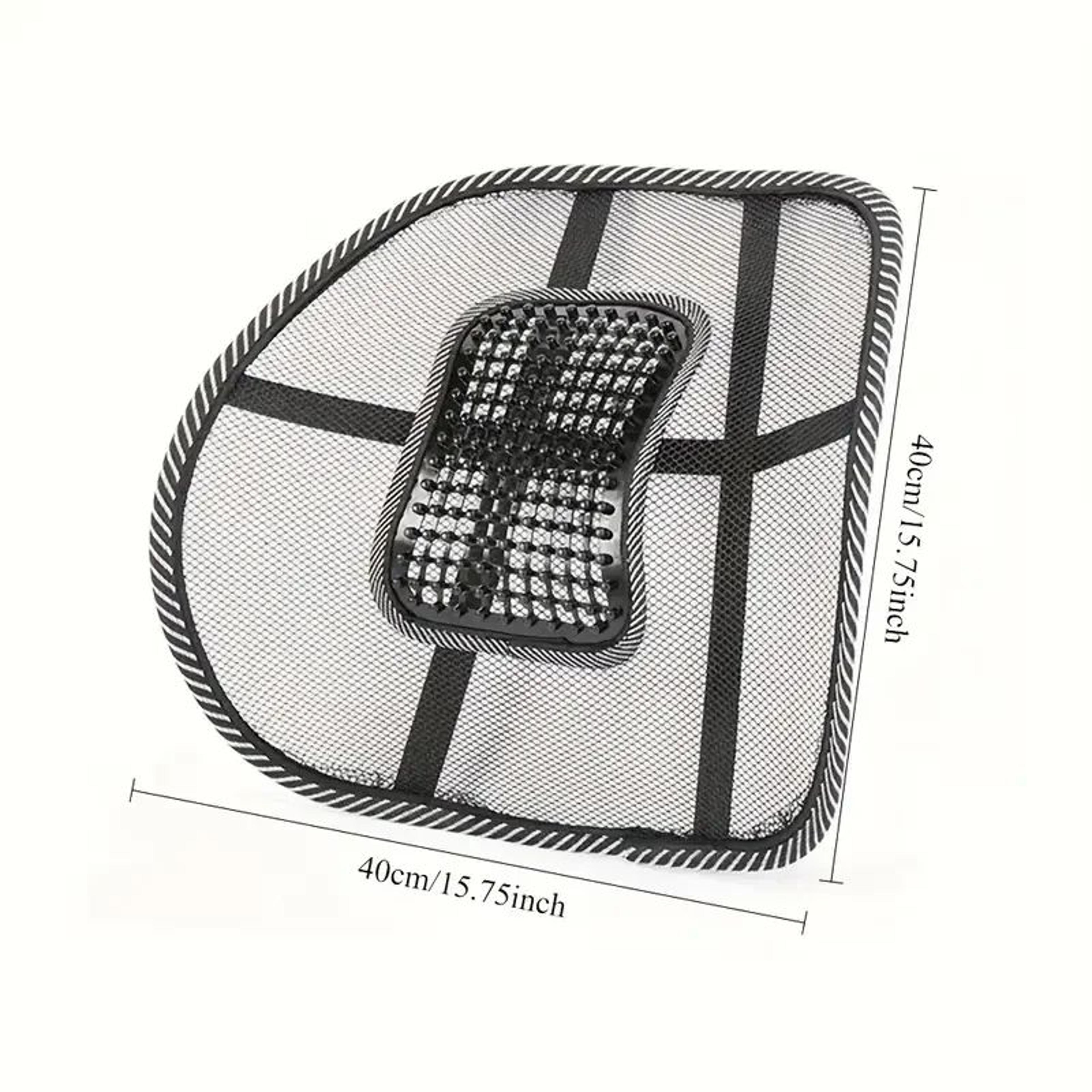 Ergonomic Mesh Lumbar Support Cushion With Massage Beads 4