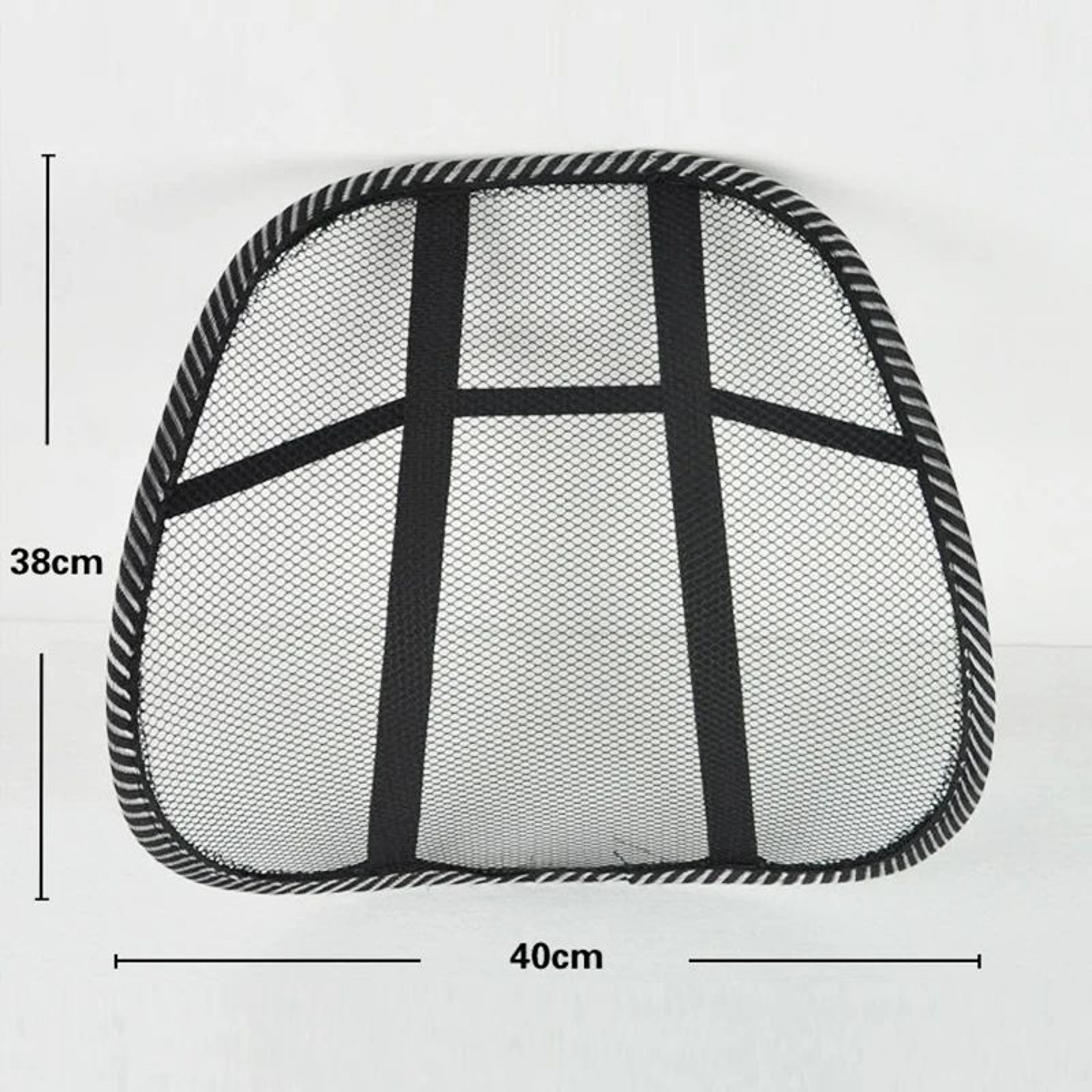 Ergonomic Mesh Lumbar Support Cushion With Massage Beads 11