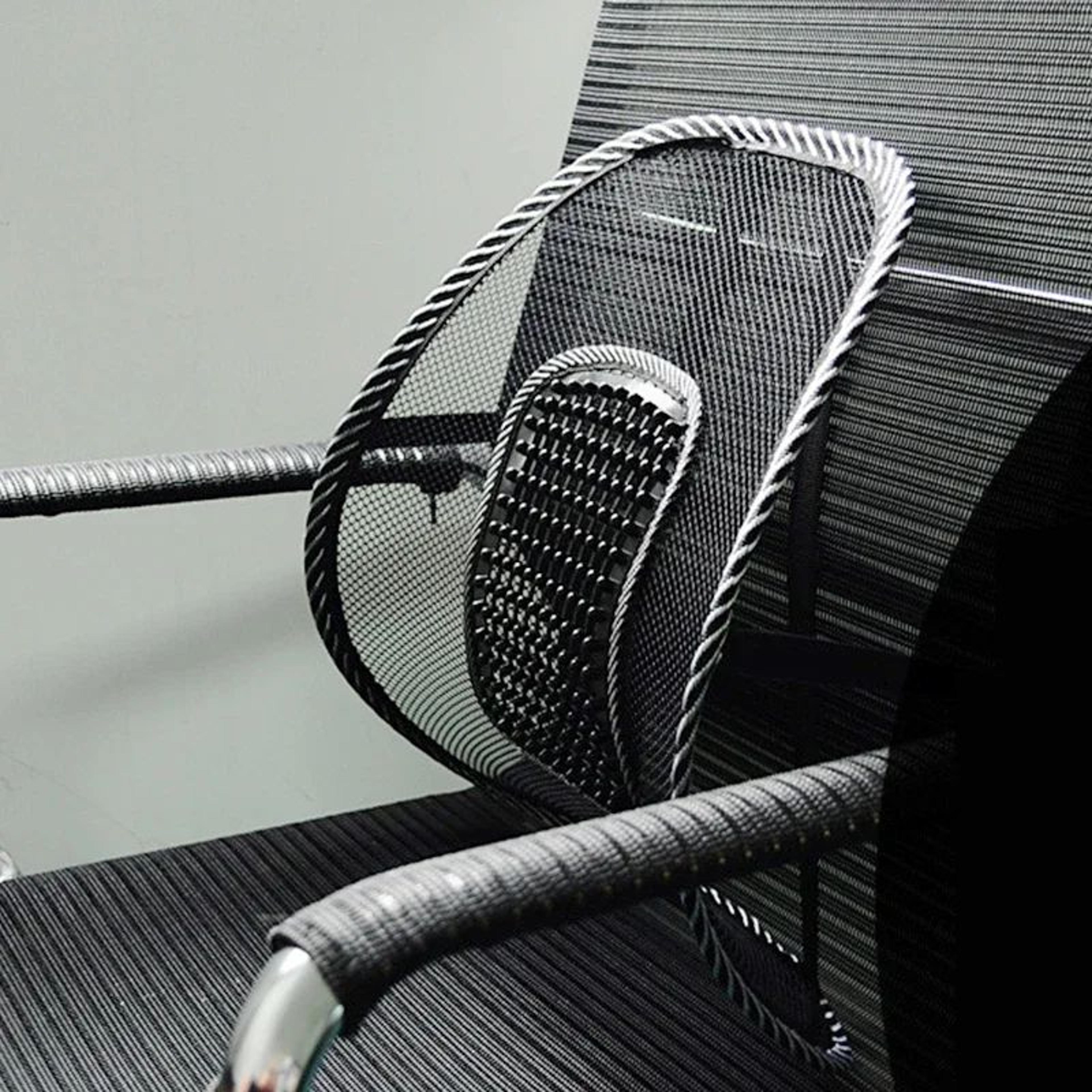 Ergonomic Mesh Lumbar Support Cushion With Massage Beads 10