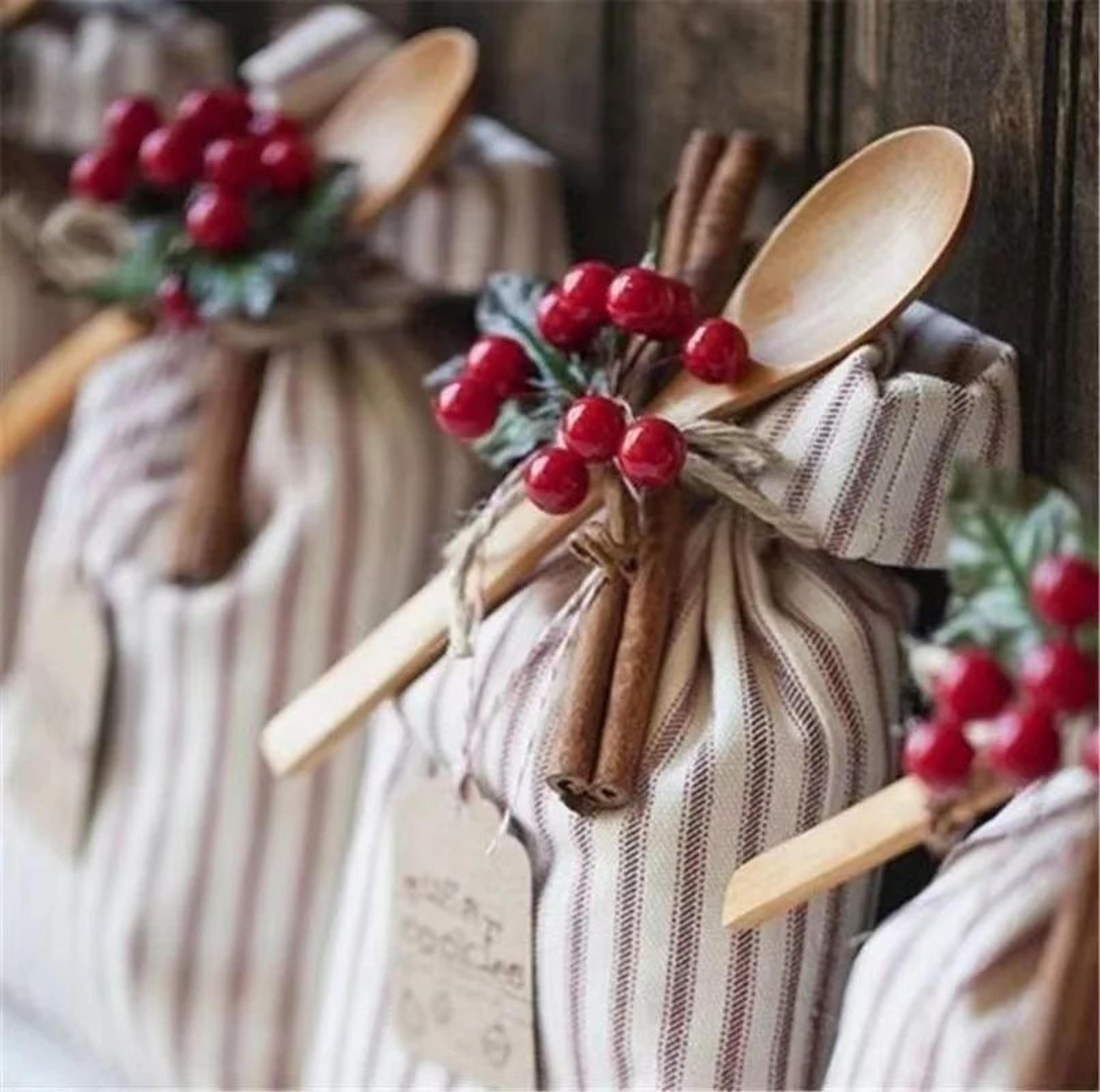 Mini Red Artificial Berry Stems For Christmas Decor 4